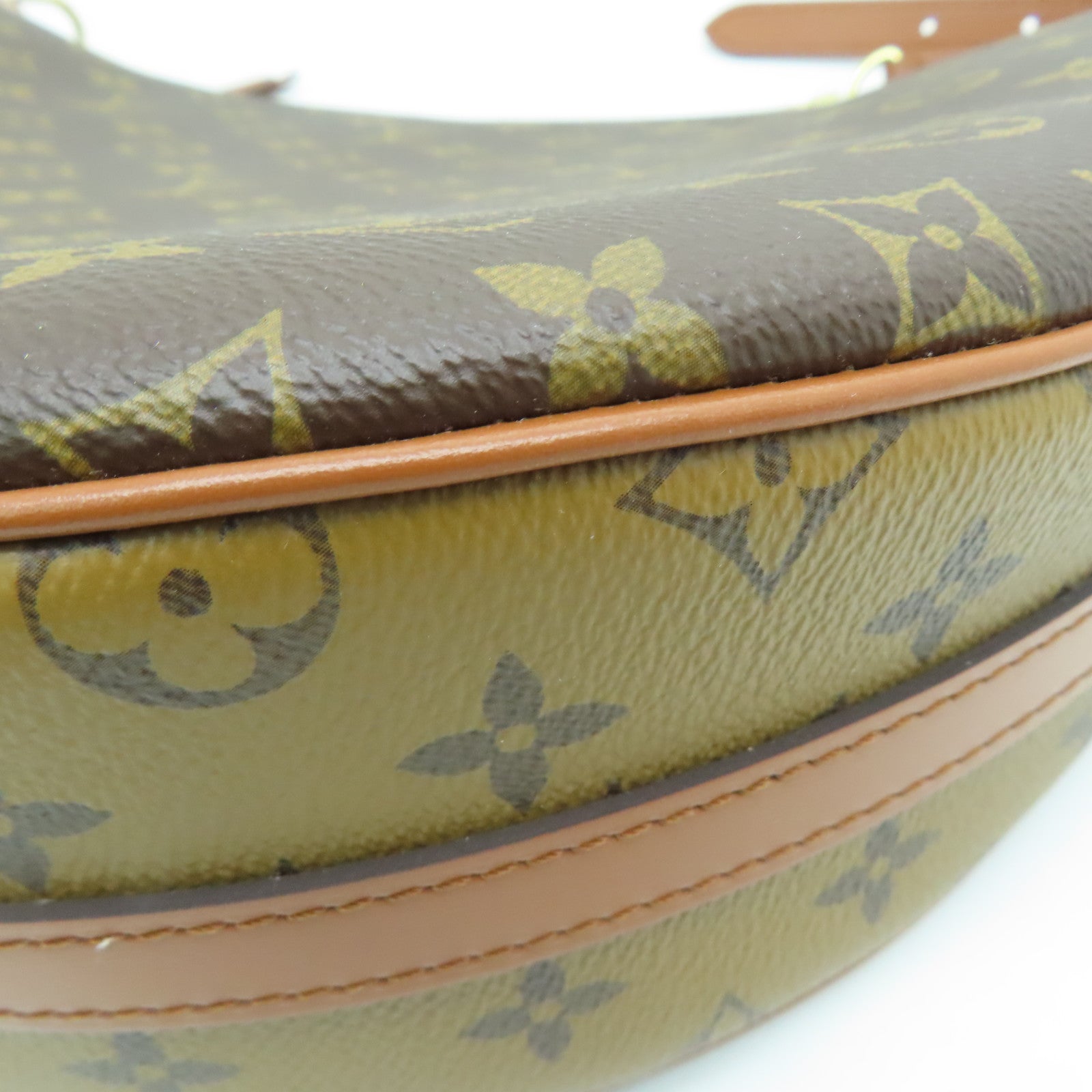 LOUIS VUITTON Monogram Loop Hobo 2 Way Shoulder Bag金扣肩背袋啡色