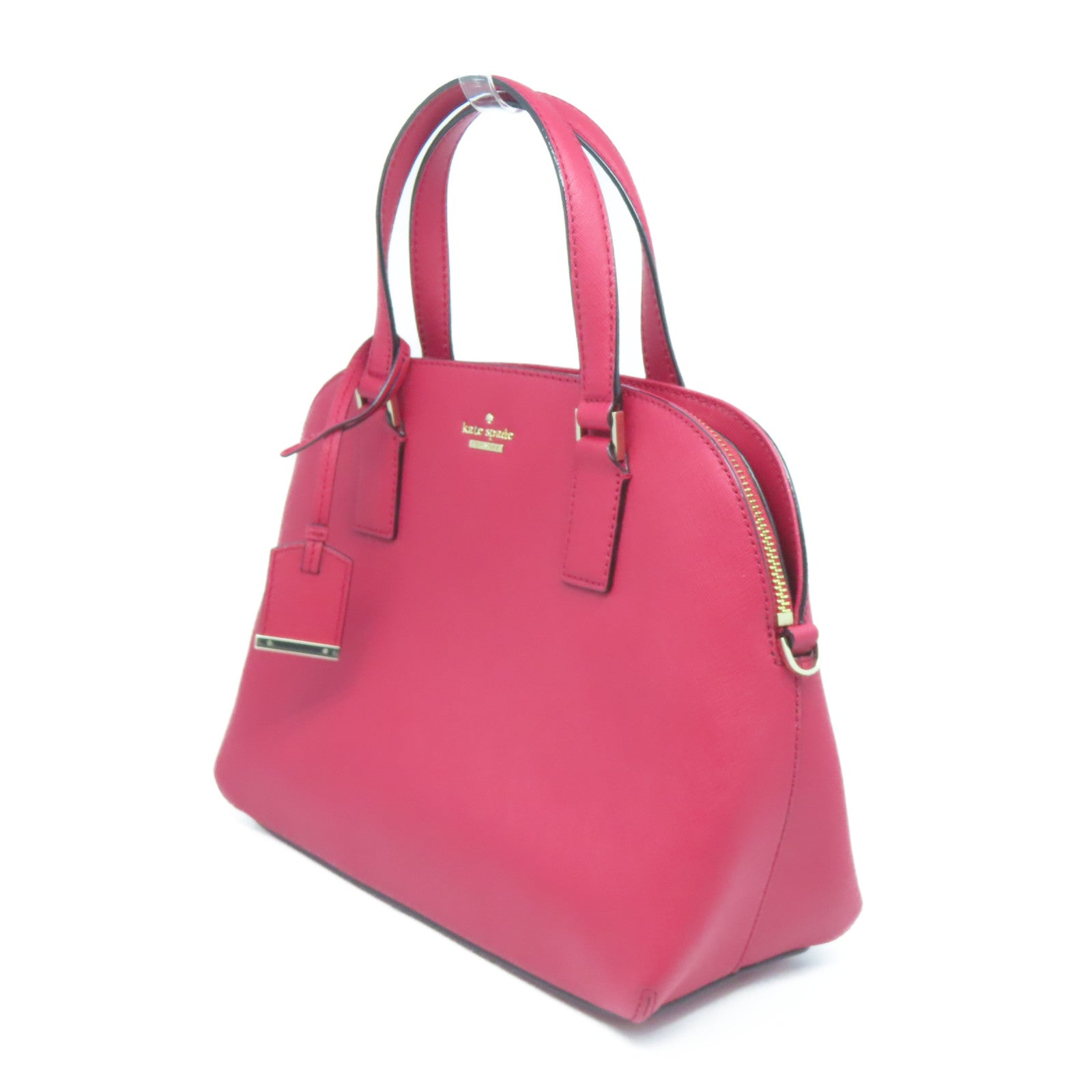 Kate Spade 牛皮皮革2 Way Shoulder Bag金扣手挽肩背兩用袋紅色