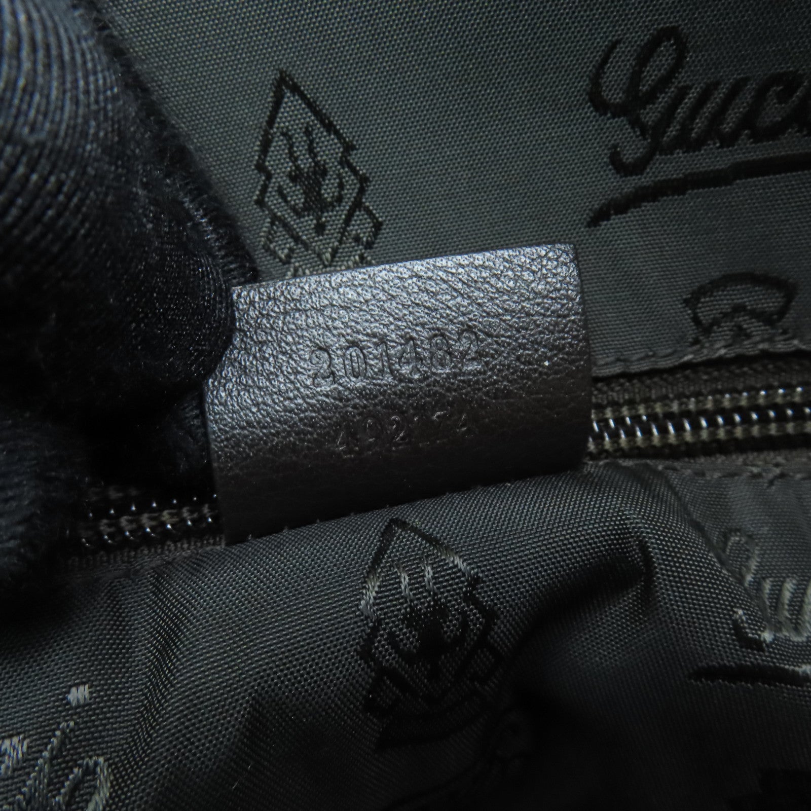 GUCCI 牛皮皮革Tote Bag金扣手挽袋啡色