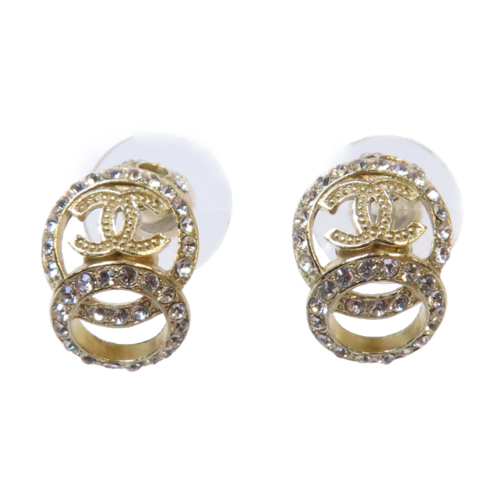 CHANEL 金屬Earrings耳環金色