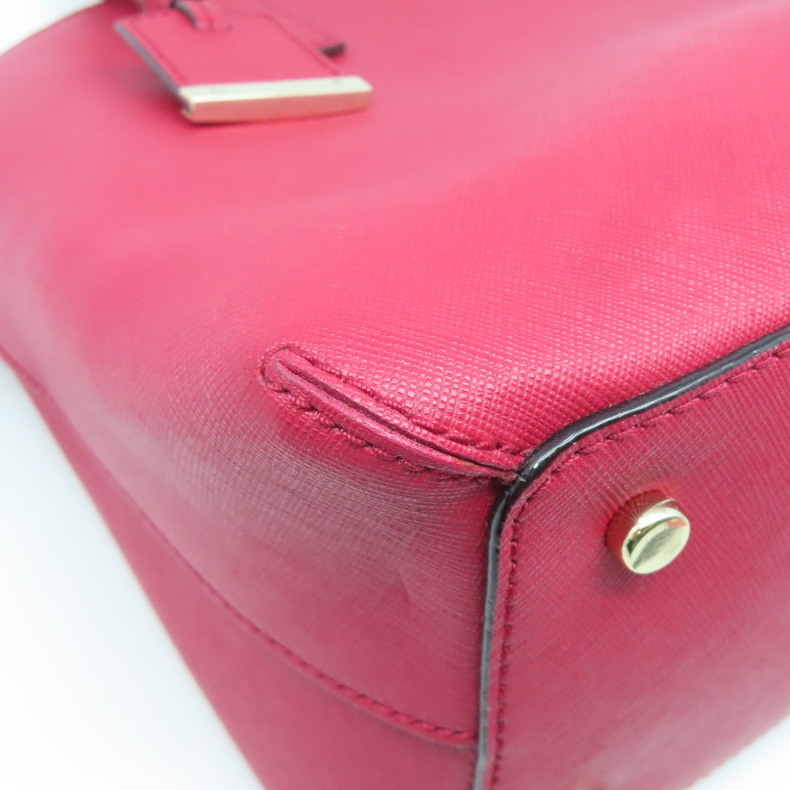 Kate Spade 牛皮皮革2 Way Shoulder Bag金扣手挽肩背兩用袋紅色