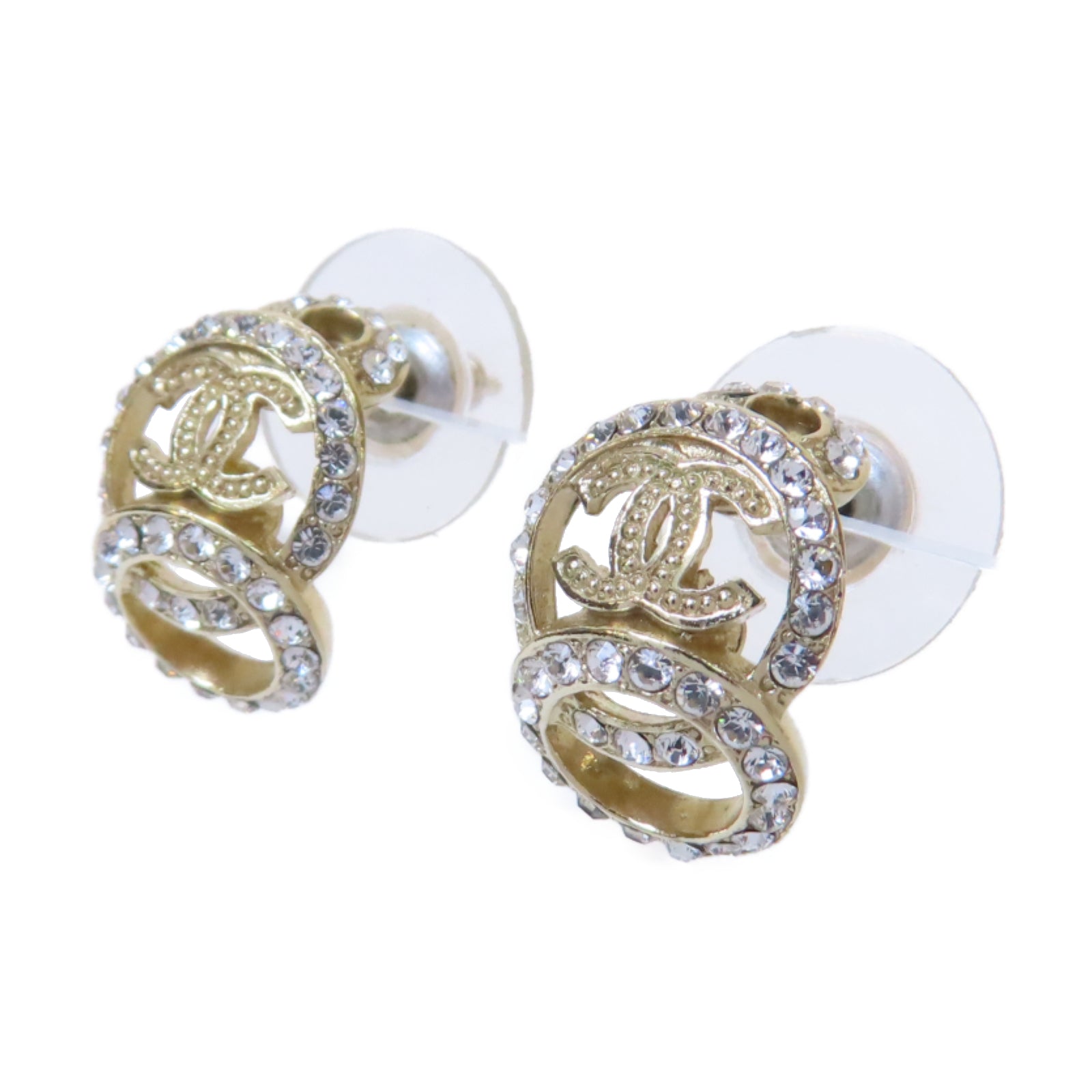 CHANEL 金屬Earrings耳環金色