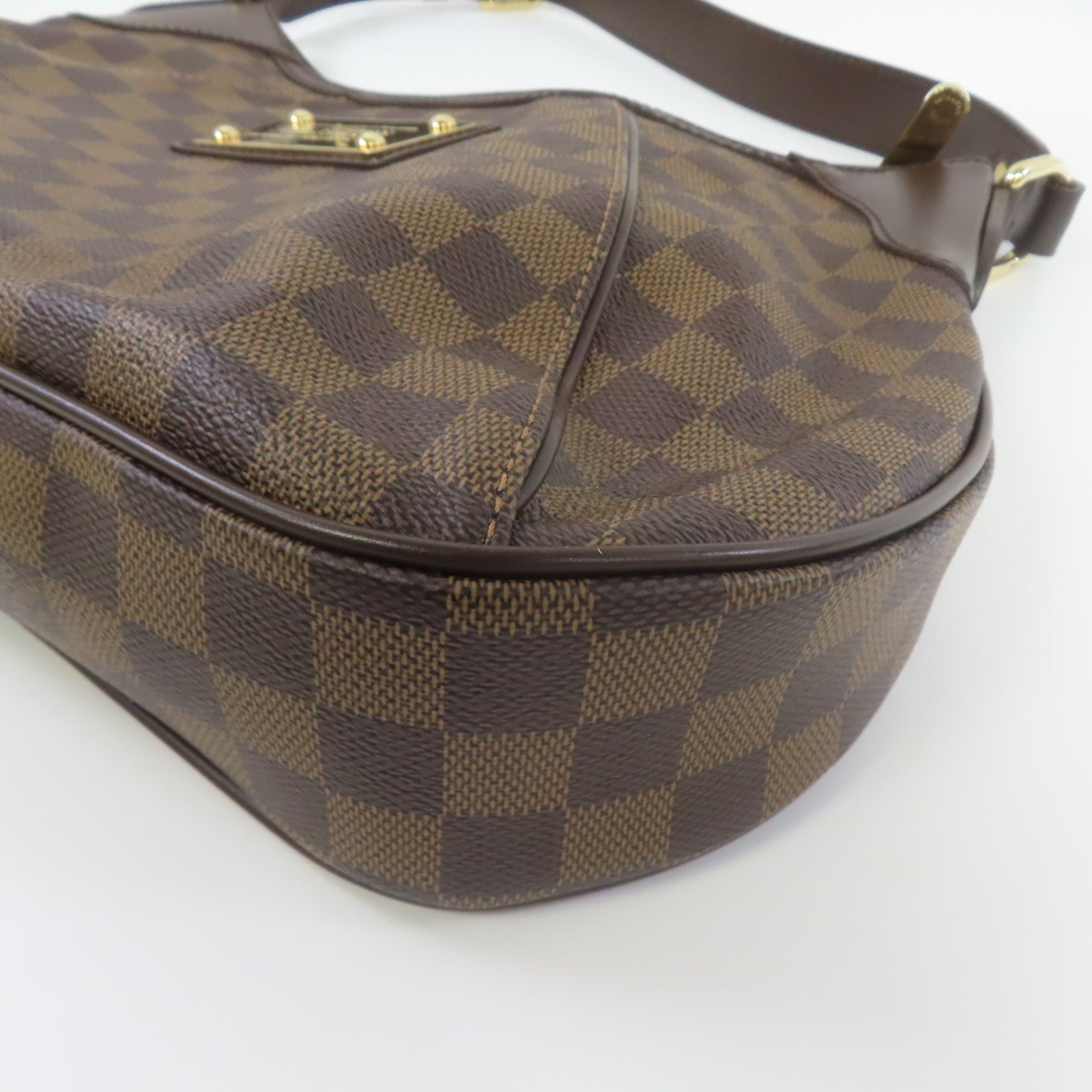 LOUIS VUITTON Damier Thames GM金扣肩背袋啡色