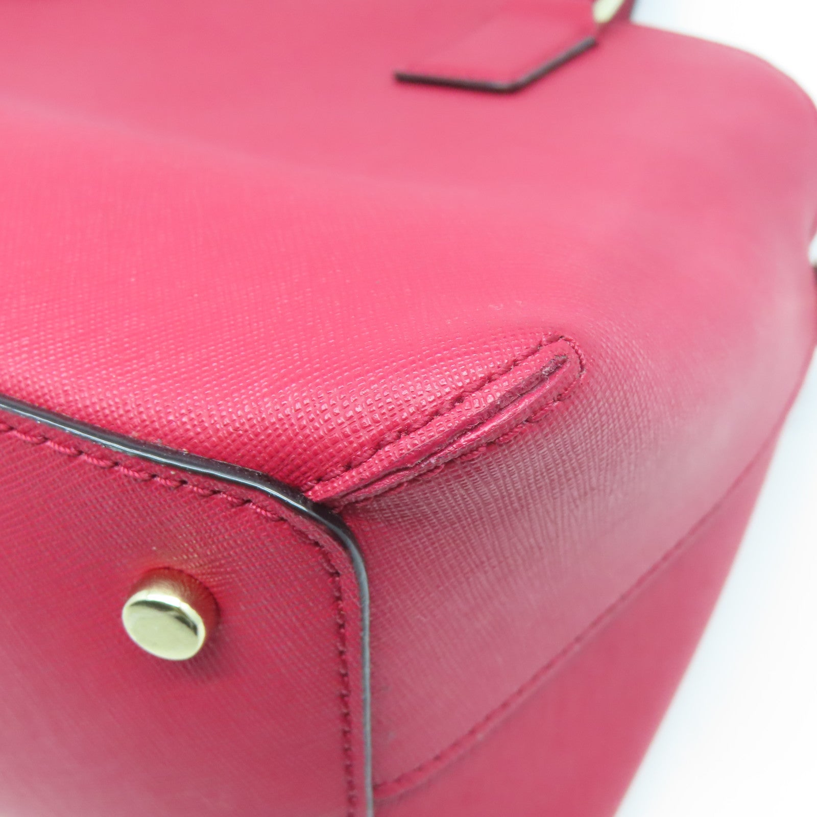 Kate Spade 牛皮皮革2 Way Shoulder Bag金扣手挽肩背兩用袋紅色
