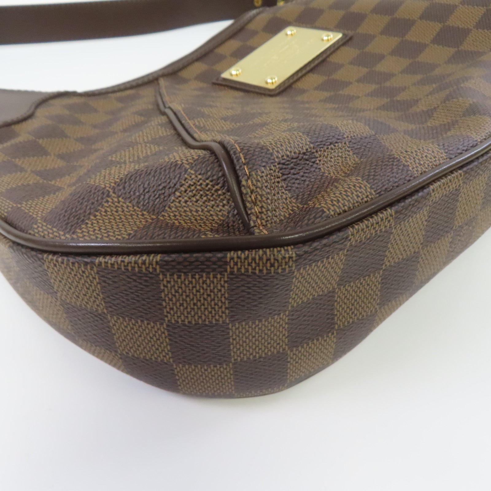 LOUIS VUITTON Damier Thames GM金扣肩背袋啡色