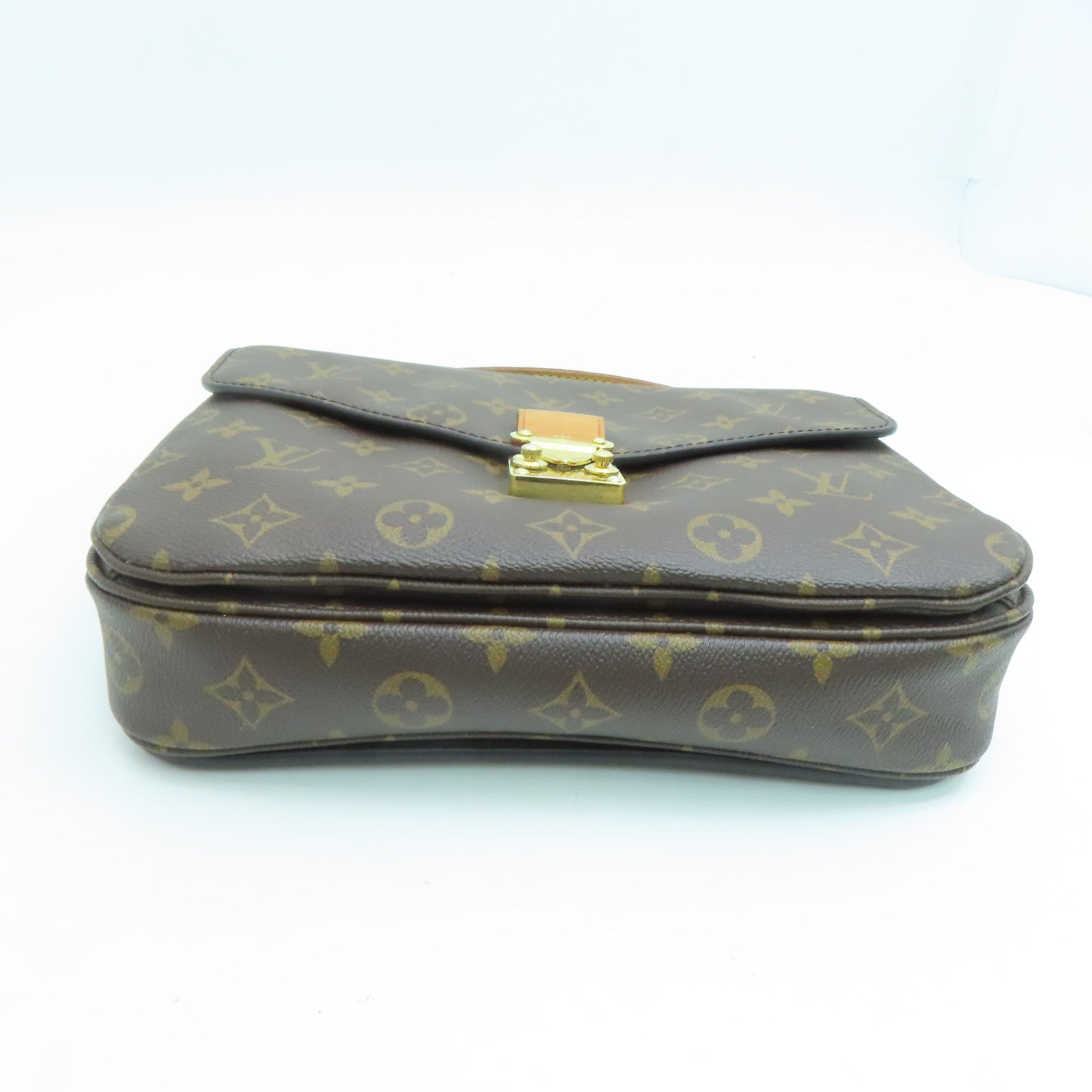 LOUIS VUITTON Monogram Pochette Metis Shoulder Bag Brown