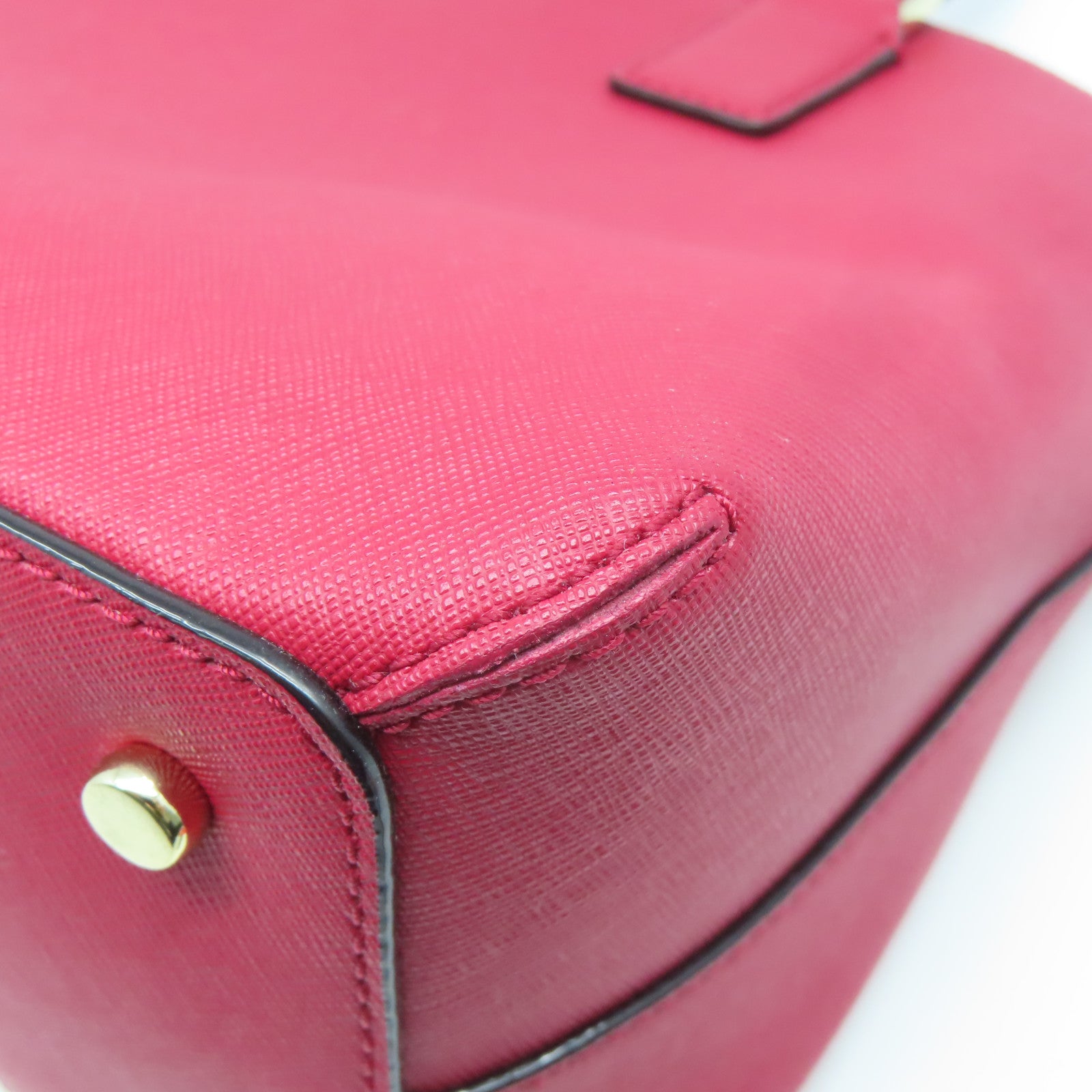 Kate Spade 牛皮皮革2 Way Shoulder Bag金扣手挽肩背兩用袋紅色