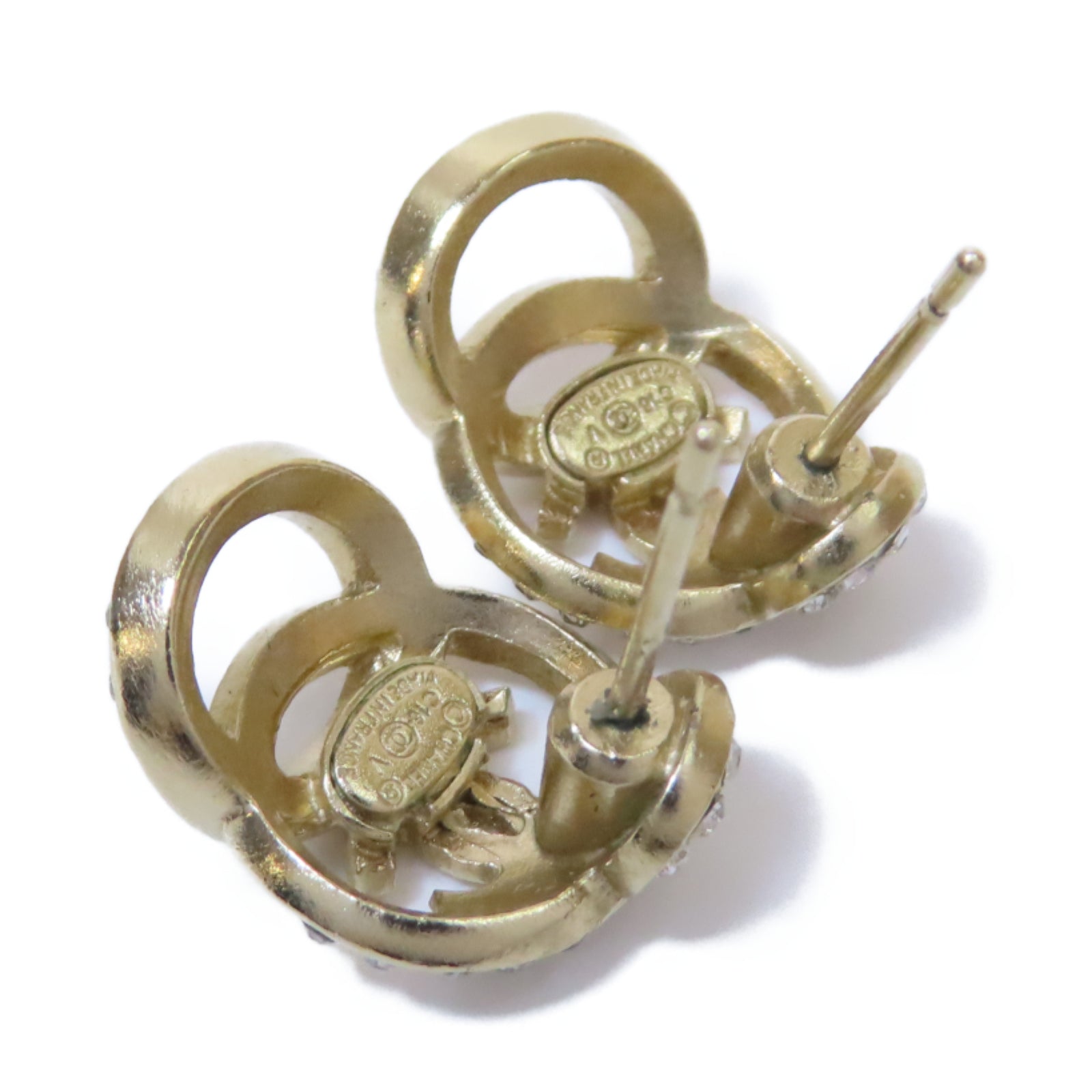 CHANEL 金屬Earrings耳環金色