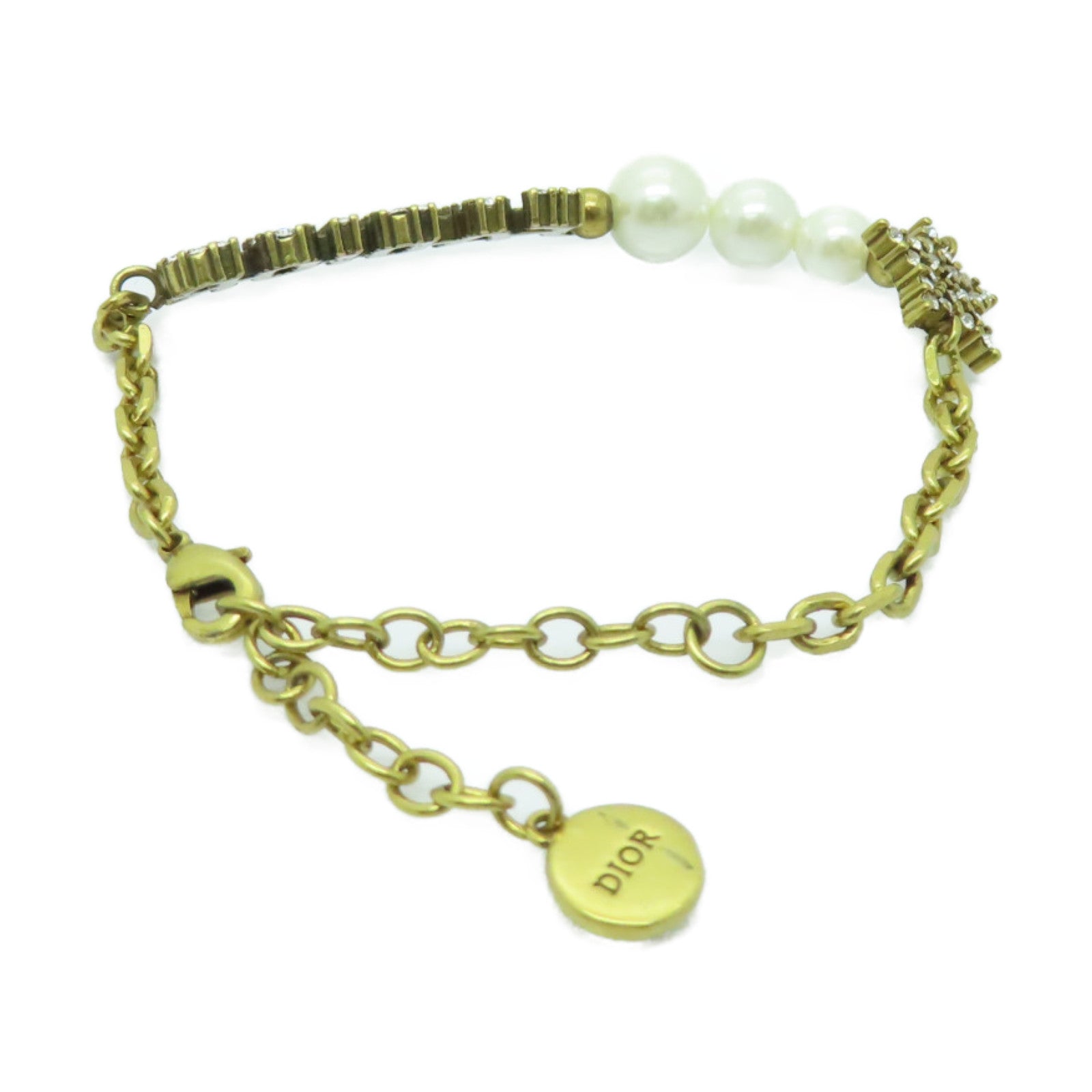 Dior 金屬Bracelet手鏈金色/白色/銀色