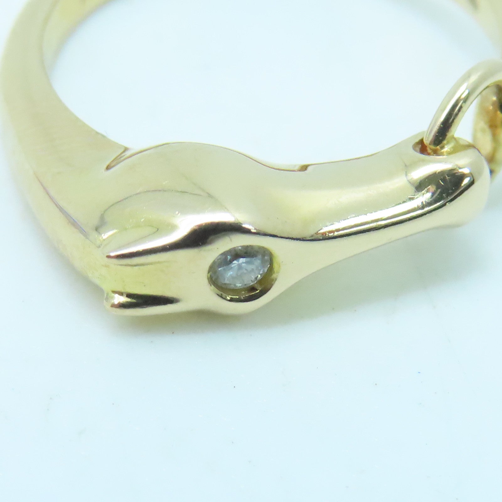 HERMES 18K玫瑰金Galop Ring戒指#49 US#4.75