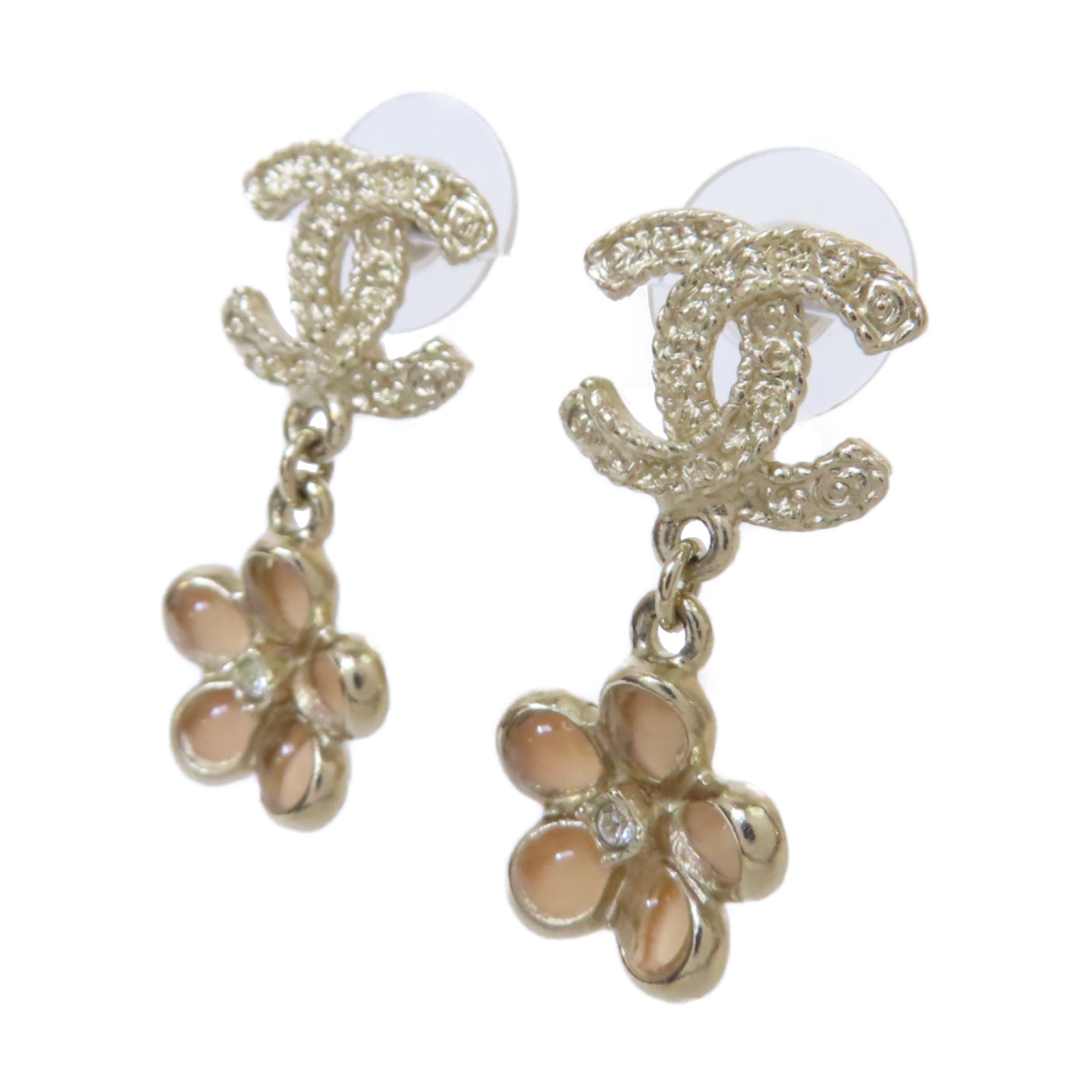 CHANEL 金屬Earrings耳環金色