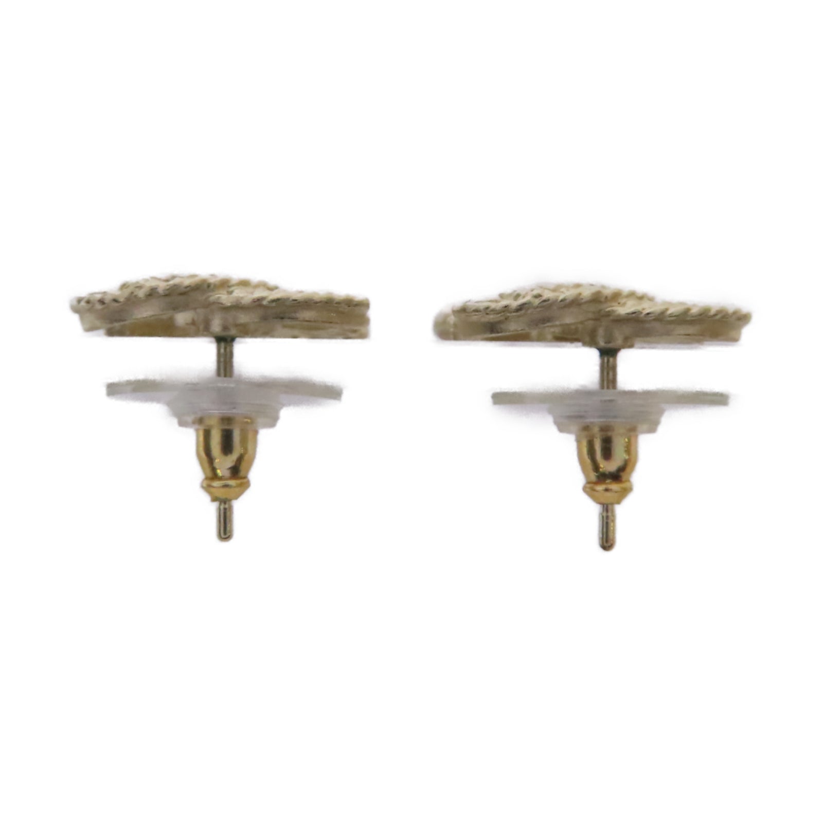 CHANEL 金屬Earrings耳環金色