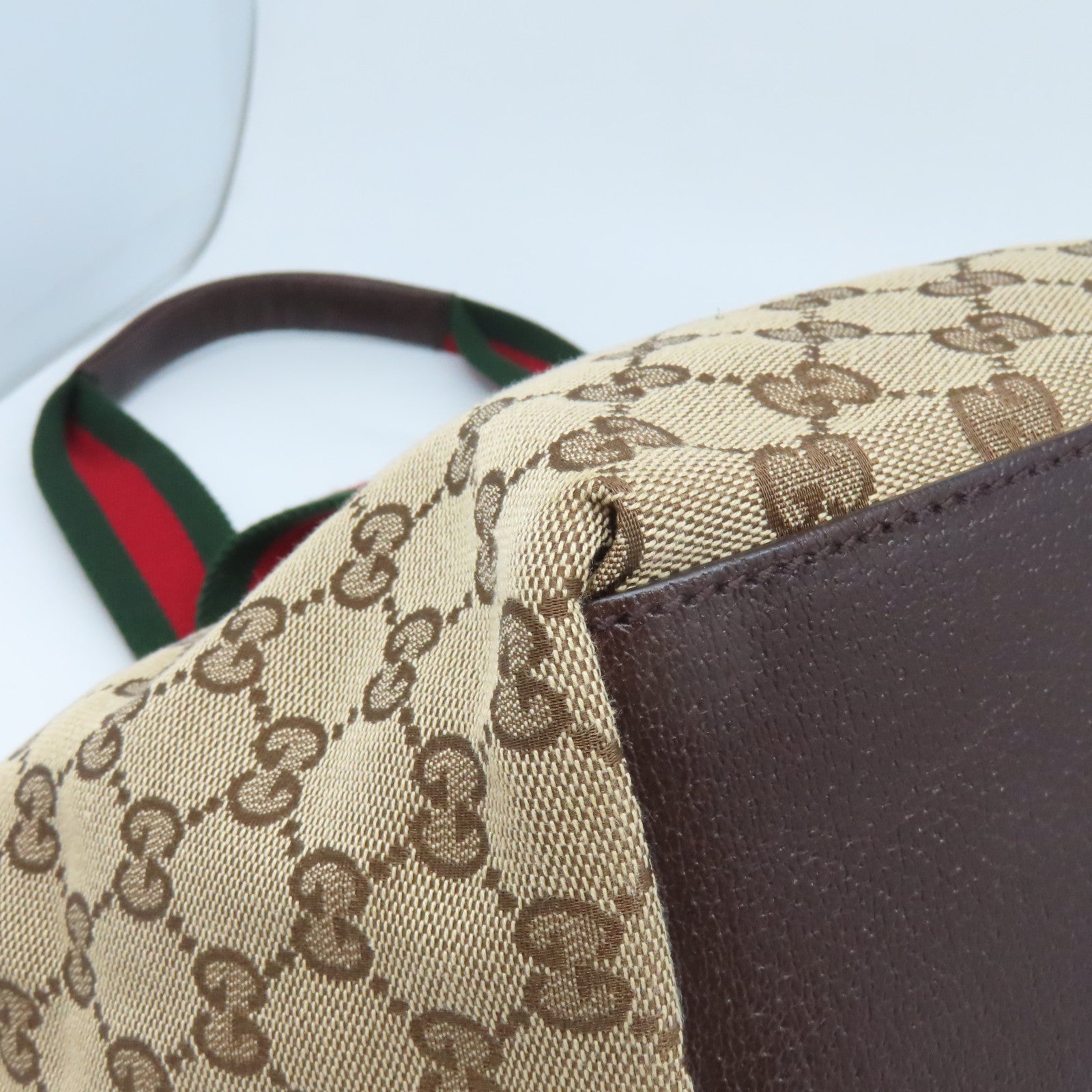 GUCCI 帆布Tote Bag手挽袋棕色