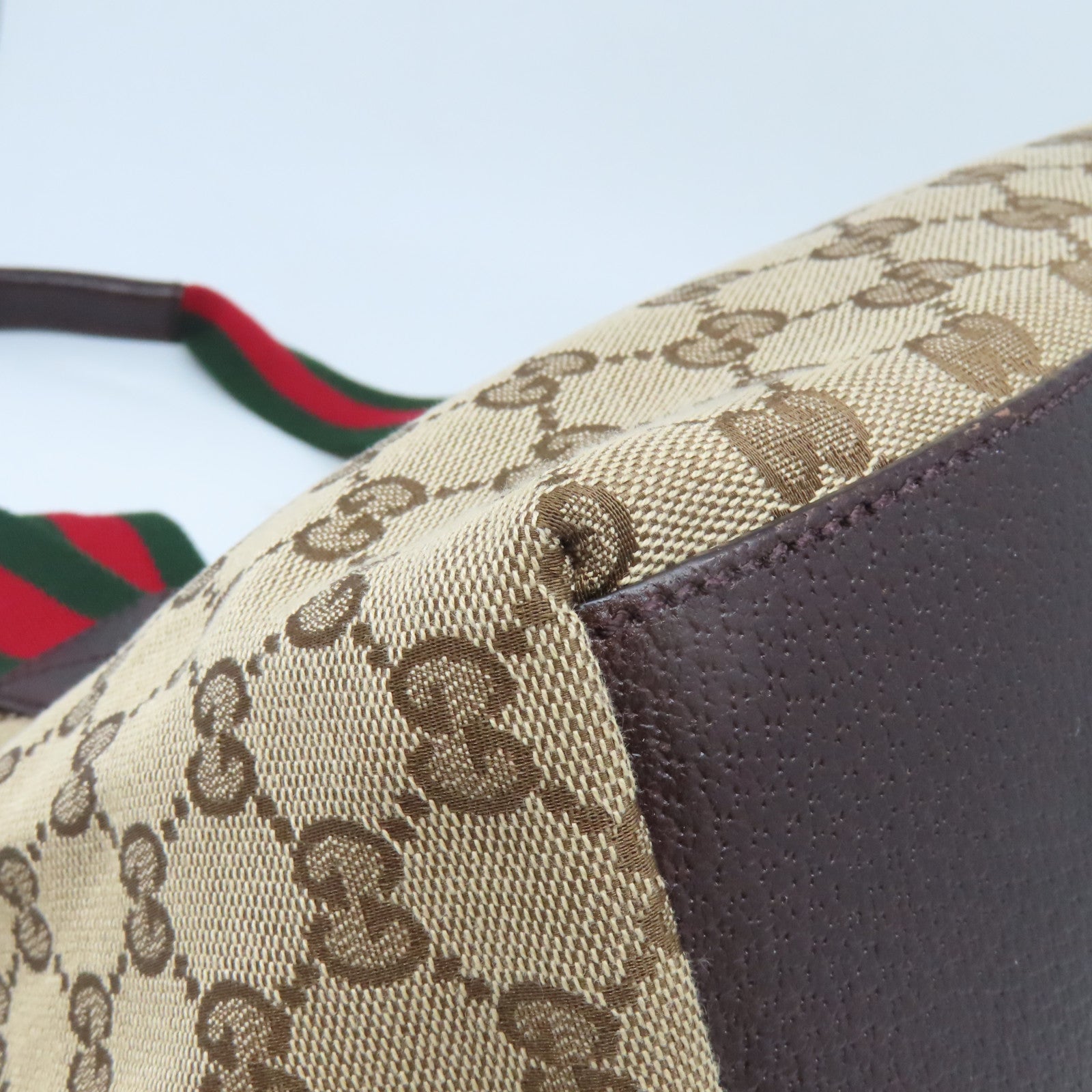 GUCCI 帆布Tote Bag手挽袋棕色