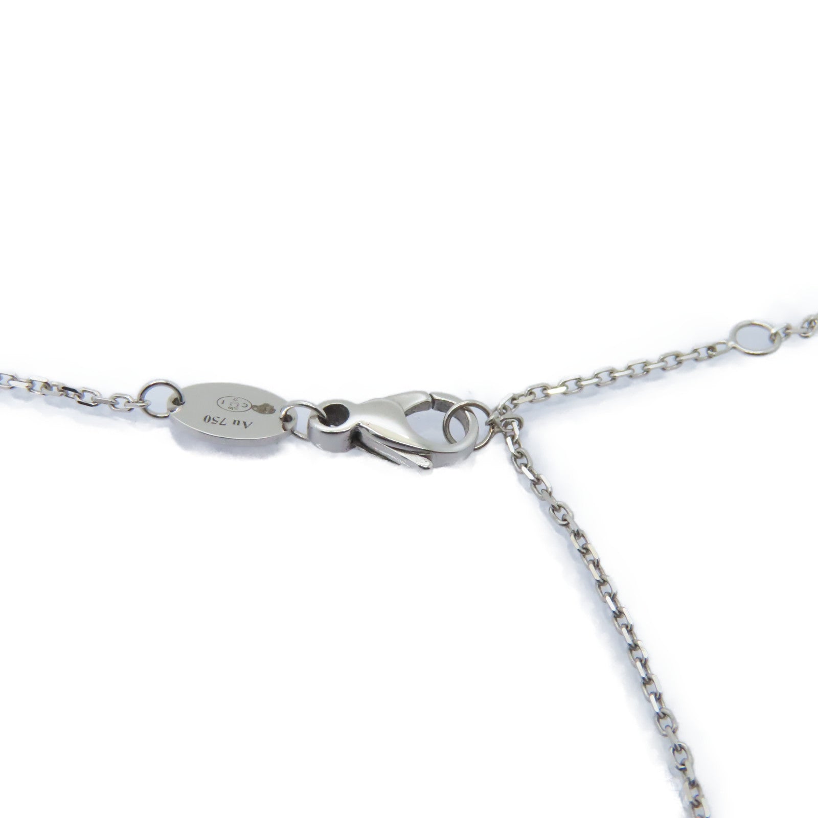 Chaumet 18K白金Jeux De Liens Mother-of-Pearl珍珠母貝項鍊