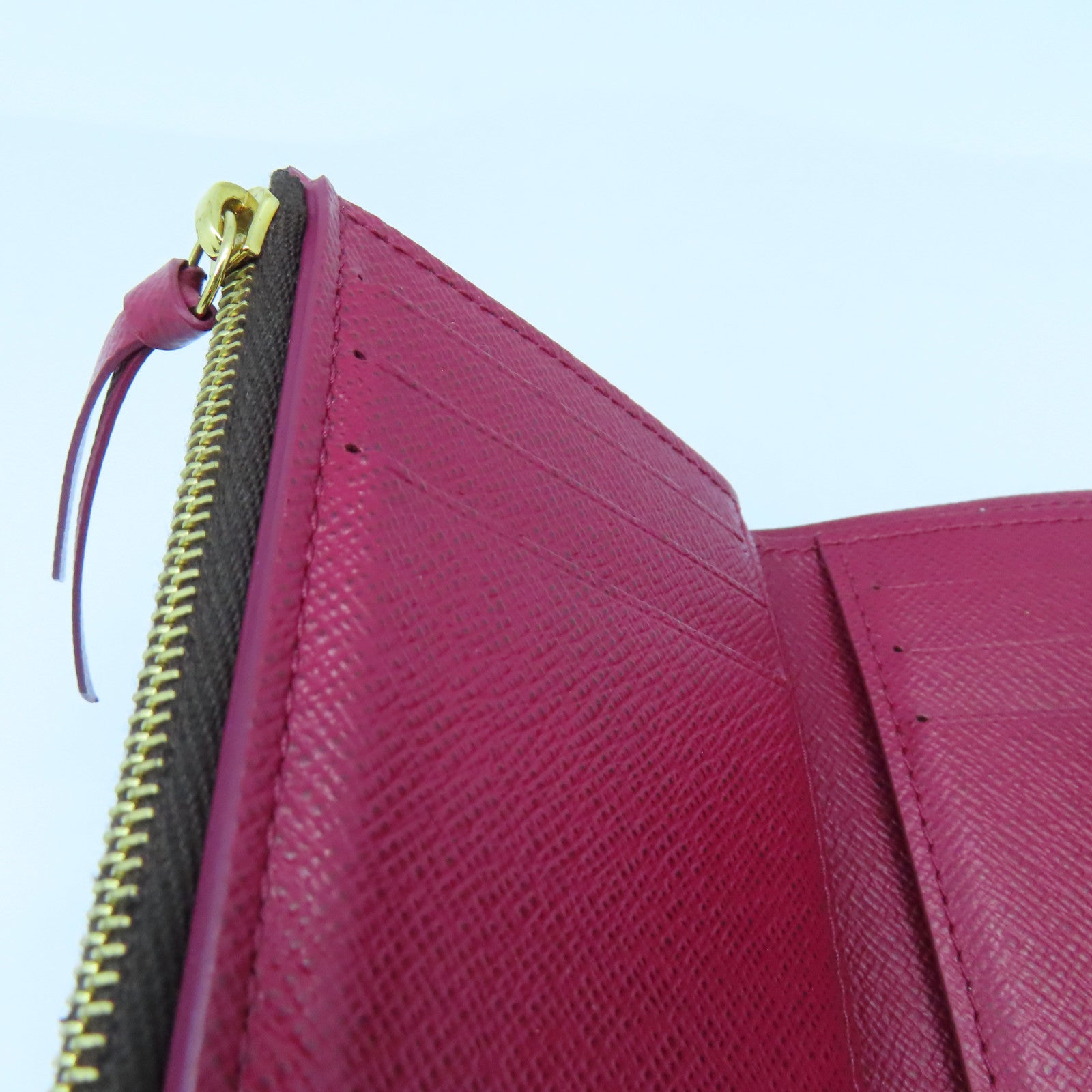 LOUIS VUITTON Monogram Victorine Wallet金扣錢包啡色/酒紅色
