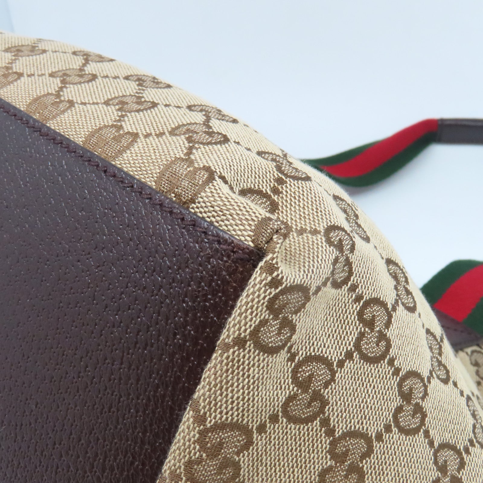 GUCCI 帆布Tote Bag手挽袋棕色