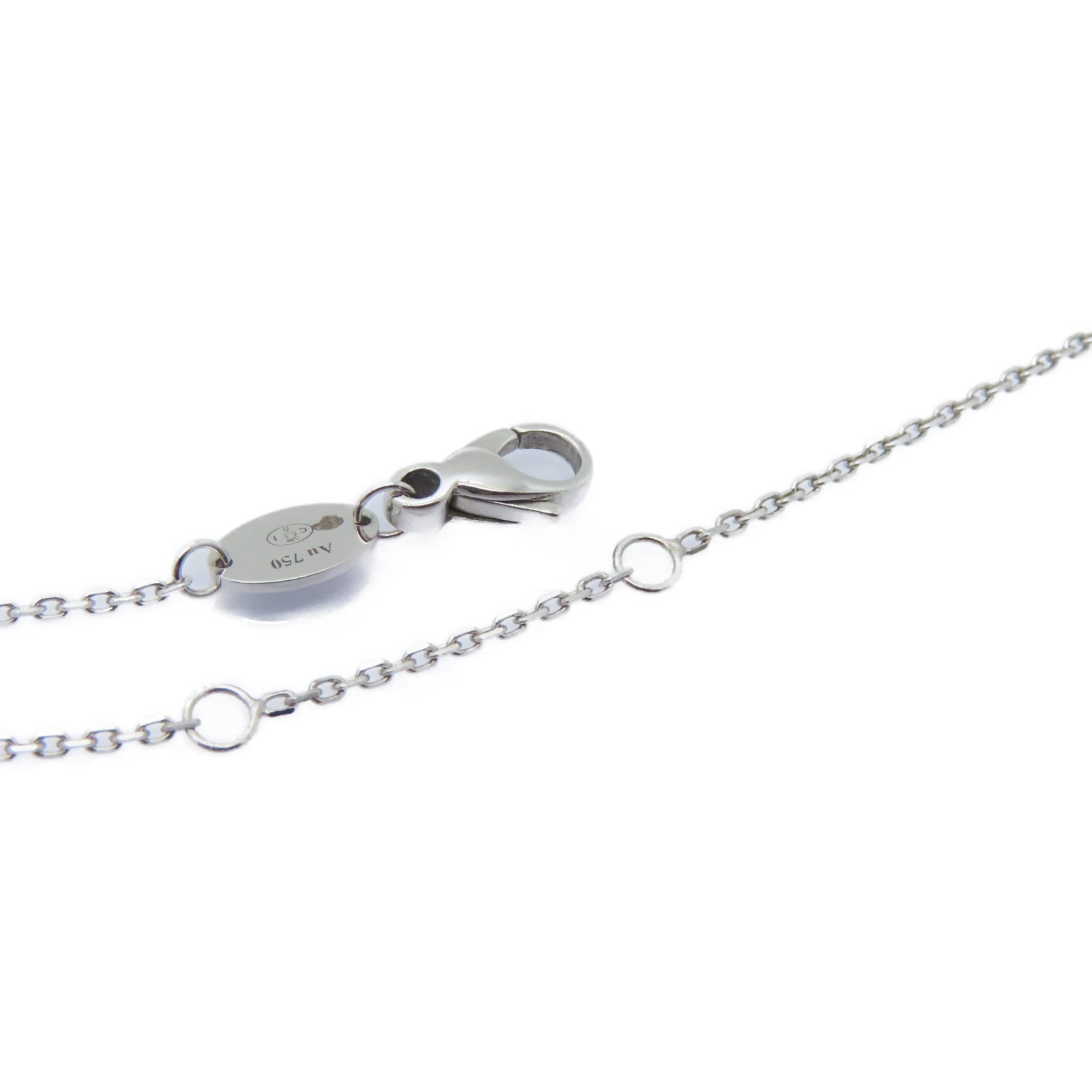 Chaumet 18K白金Jeux De Liens Mother-of-Pearl珍珠母貝項鍊