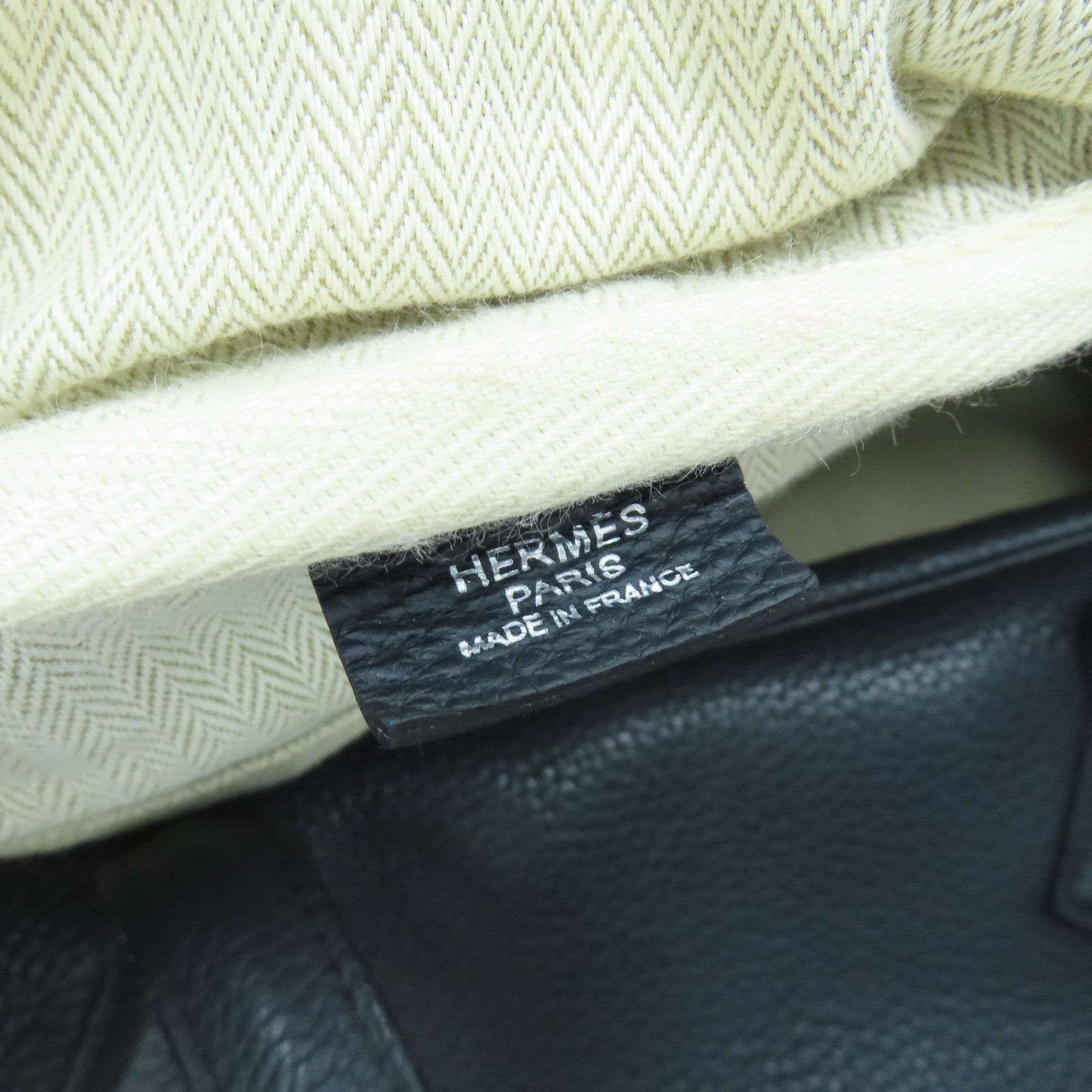 HERMES Clemence皮革Victoria II 43银扣肩背袋Caban灰色