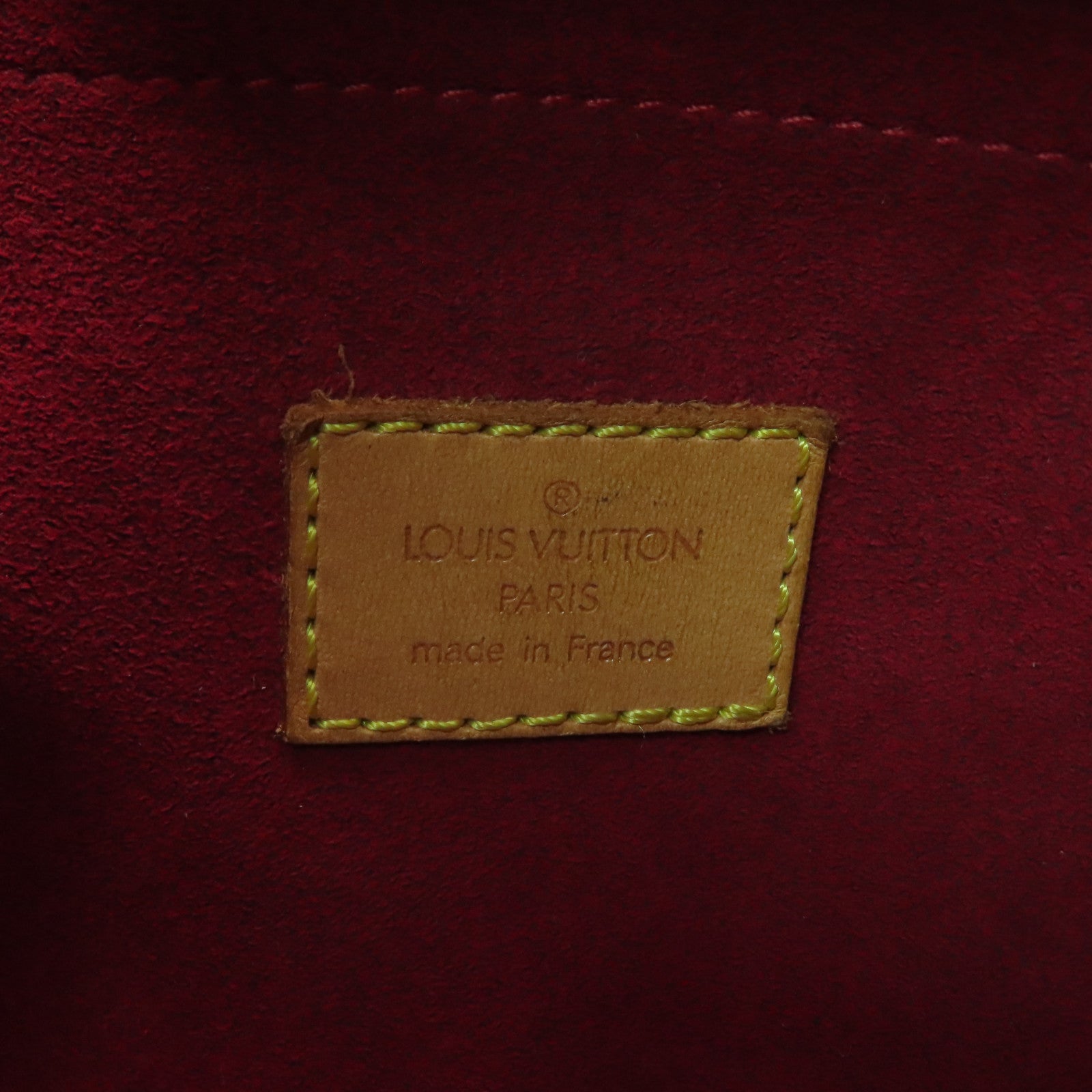 LOUIS VUITTON Monogram Croissant MM金扣肩背袋啡色