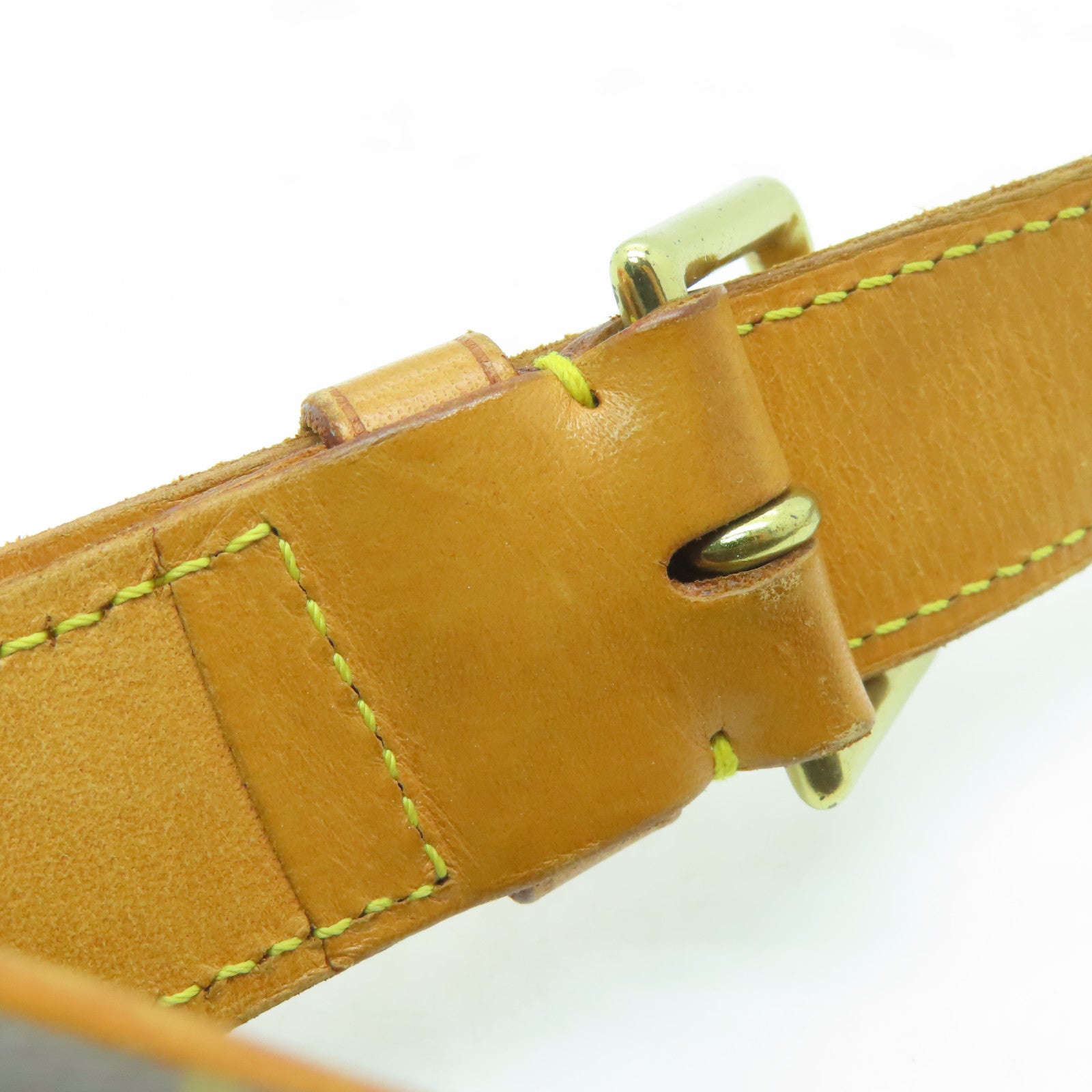 LOUIS VUITTON Monogram Croissant MM金扣肩背袋啡色