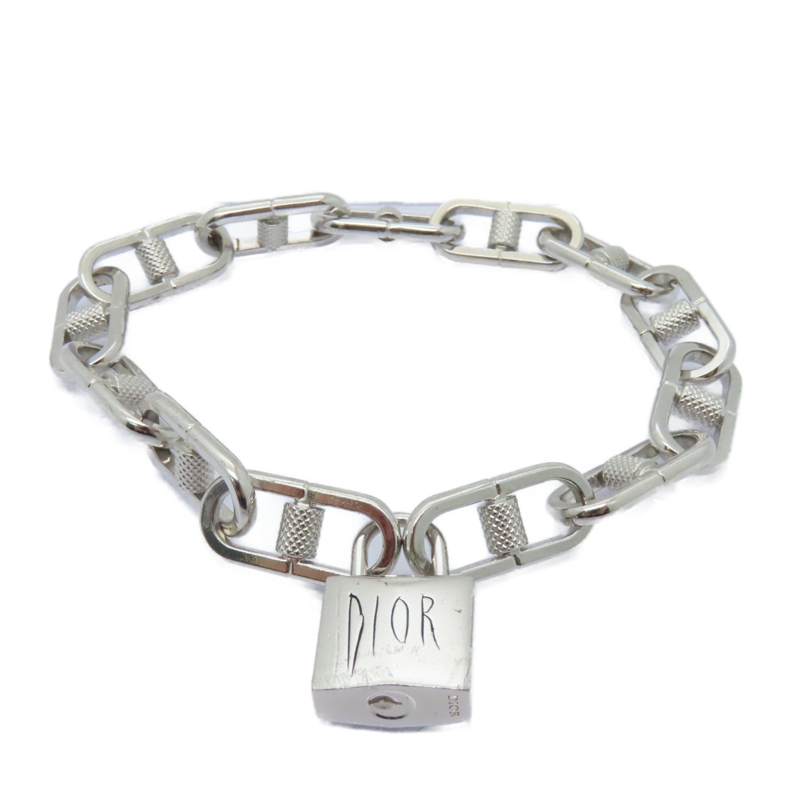 Dior 金屬Pettibon Bike Chain Bracelet手鏈銀色