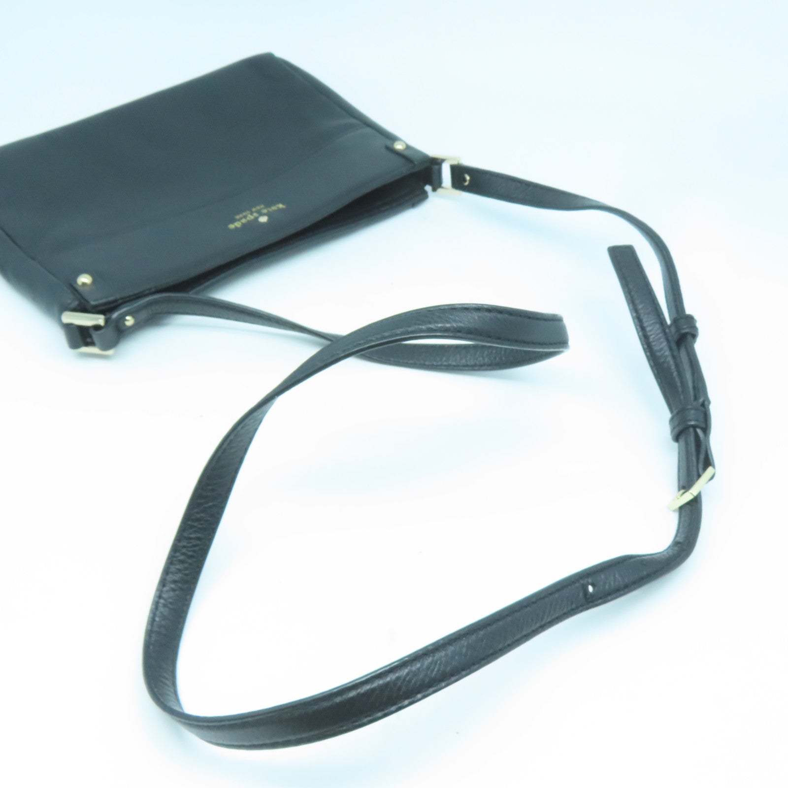 Kate Spade 牛皮皮革Shoulder Bag金扣肩背袋黑色