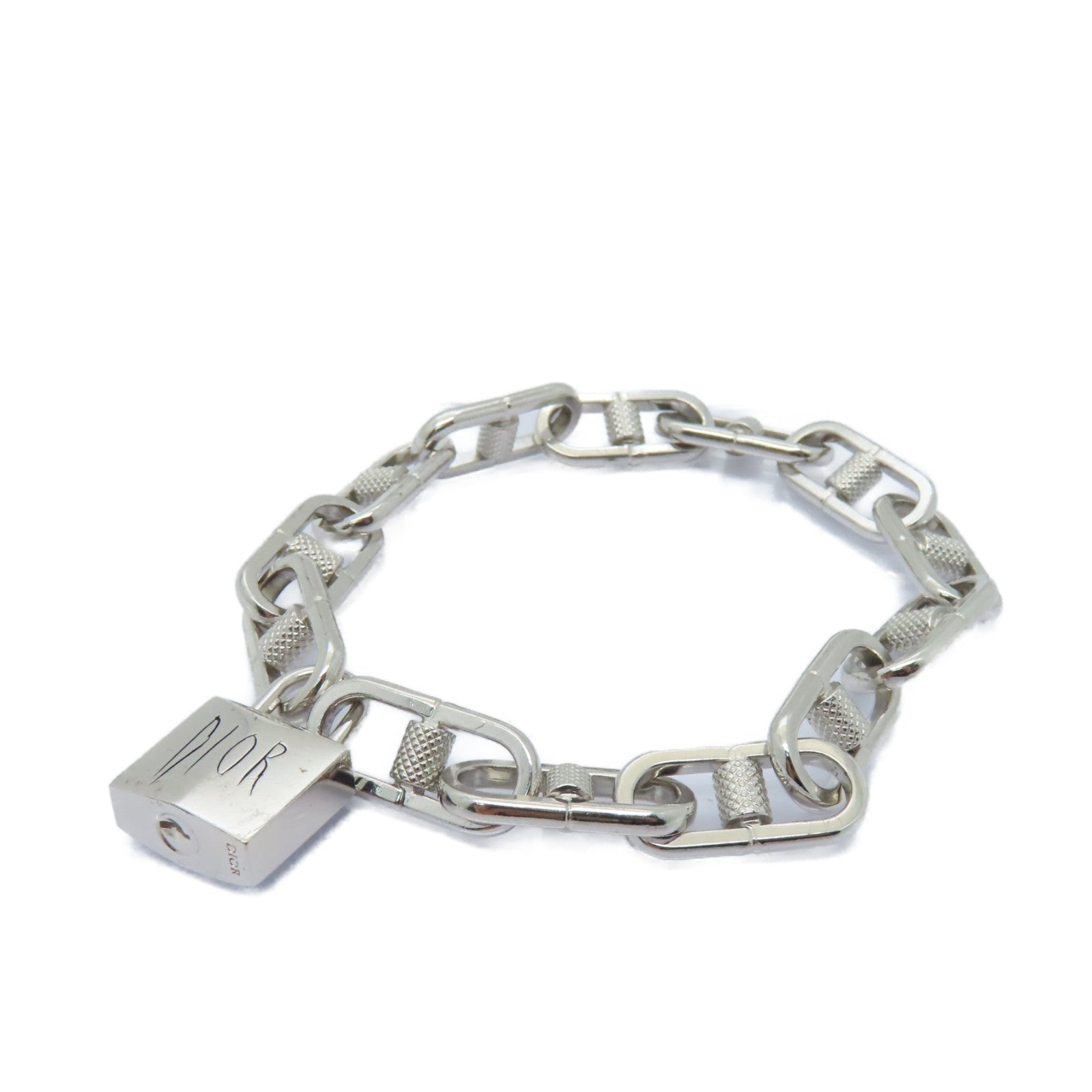 Dior 金屬Pettibon Bike Chain Bracelet手鏈銀色