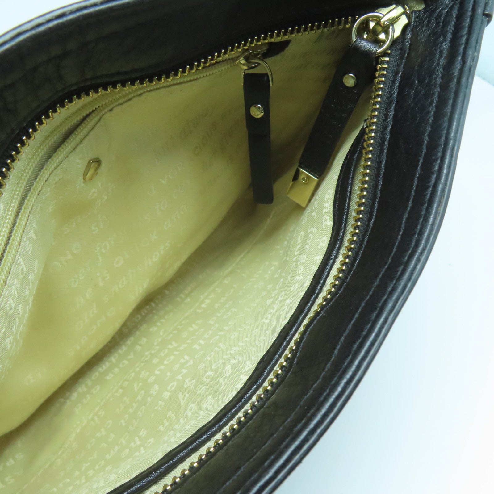 Kate Spade 牛皮皮革Shoulder Bag金扣肩背袋黑色