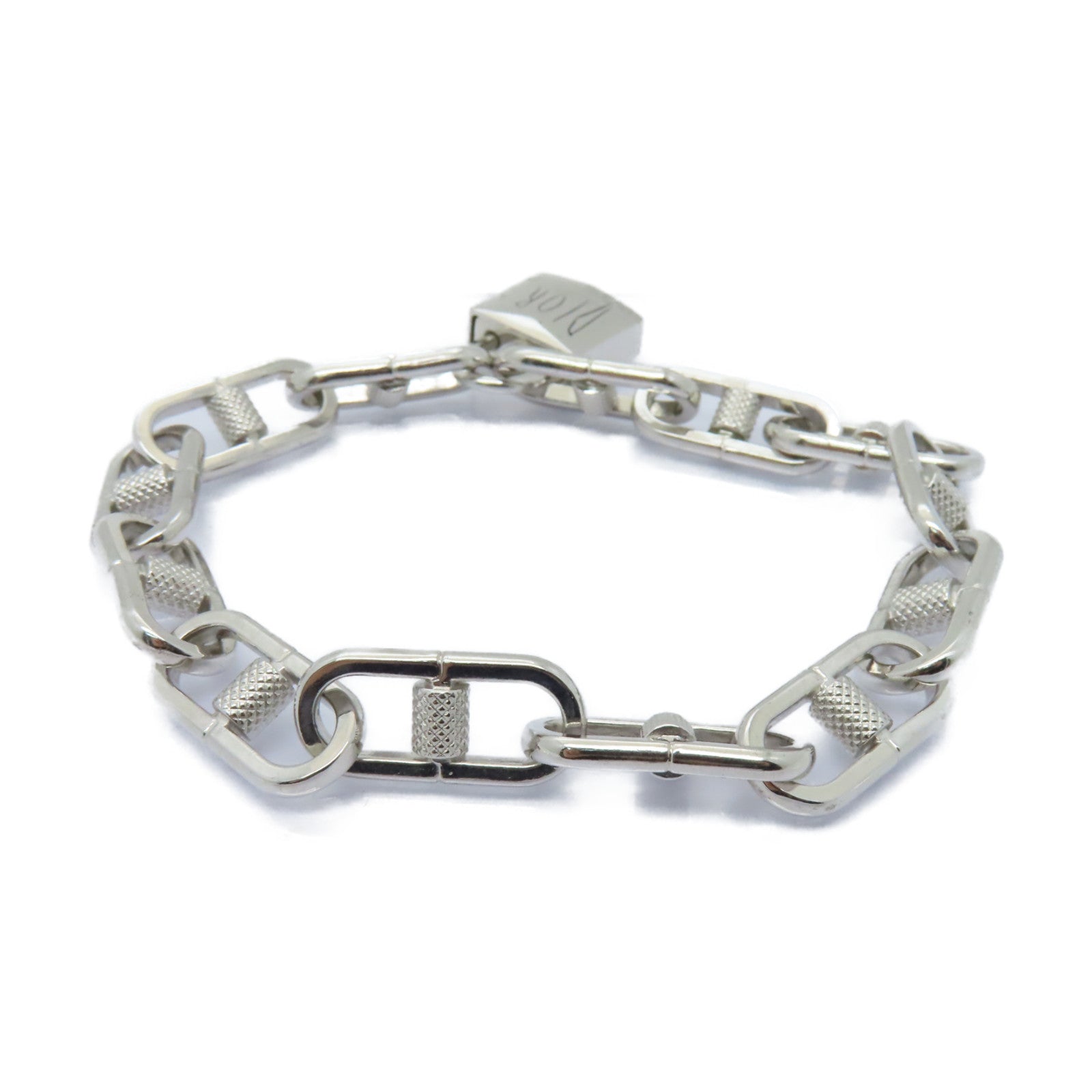 Dior 金屬Pettibon Bike Chain Bracelet手鏈銀色