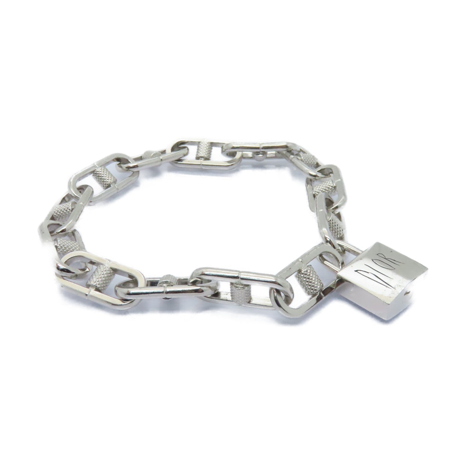 Dior 金屬Pettibon Bike Chain Bracelet手鏈銀色