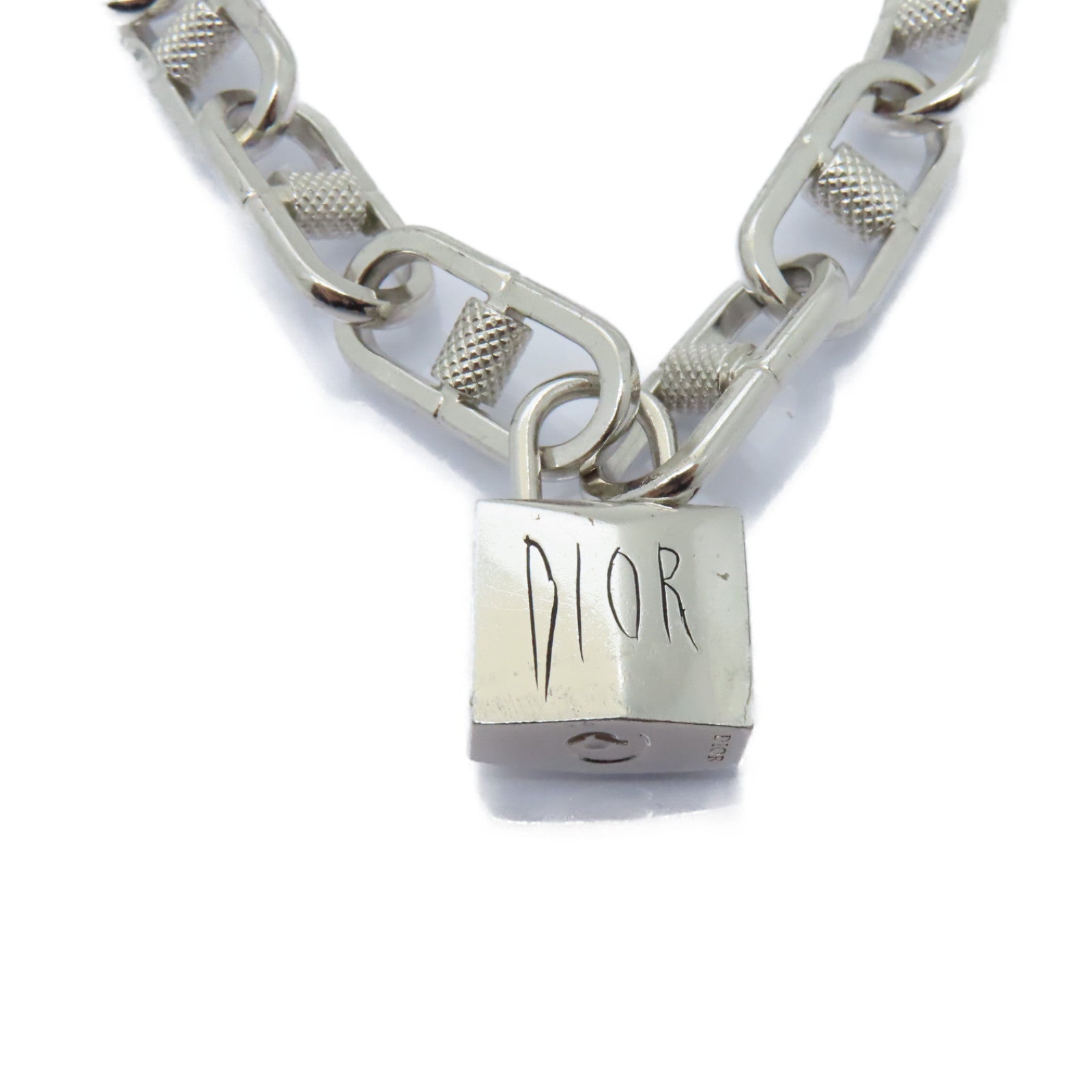 Dior 金屬Pettibon Bike Chain Bracelet手鏈銀色