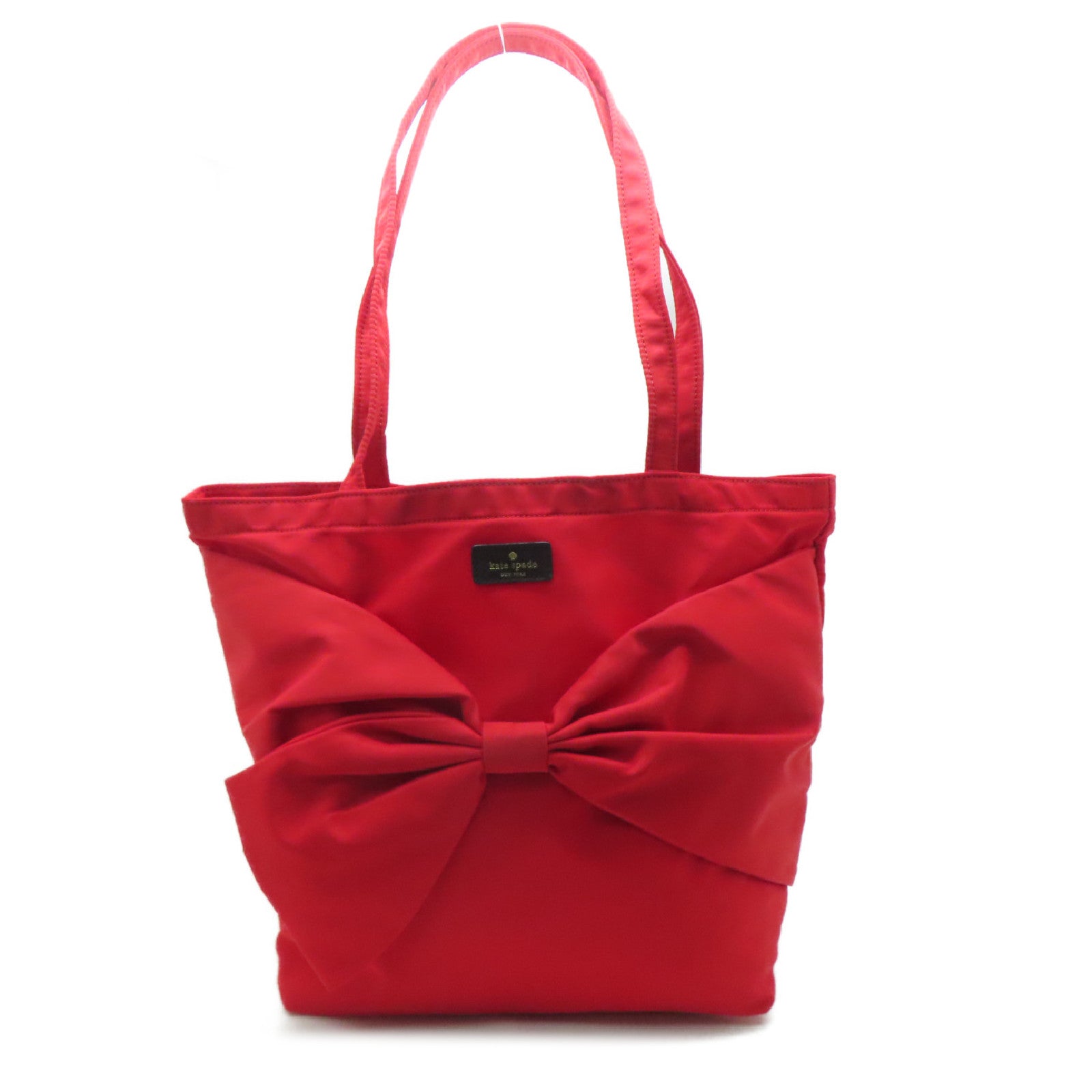 Kate Spade 尼龍Tote Bag肩背袋紅色