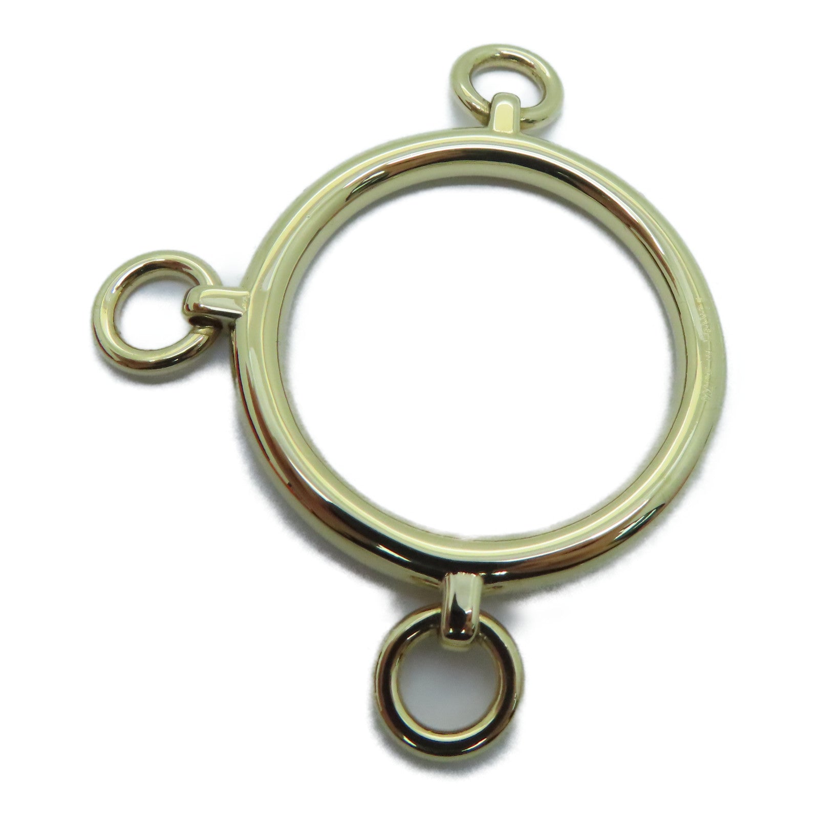 HERMES 【激減優惠】金屬Scarf Ring絲巾扣金色