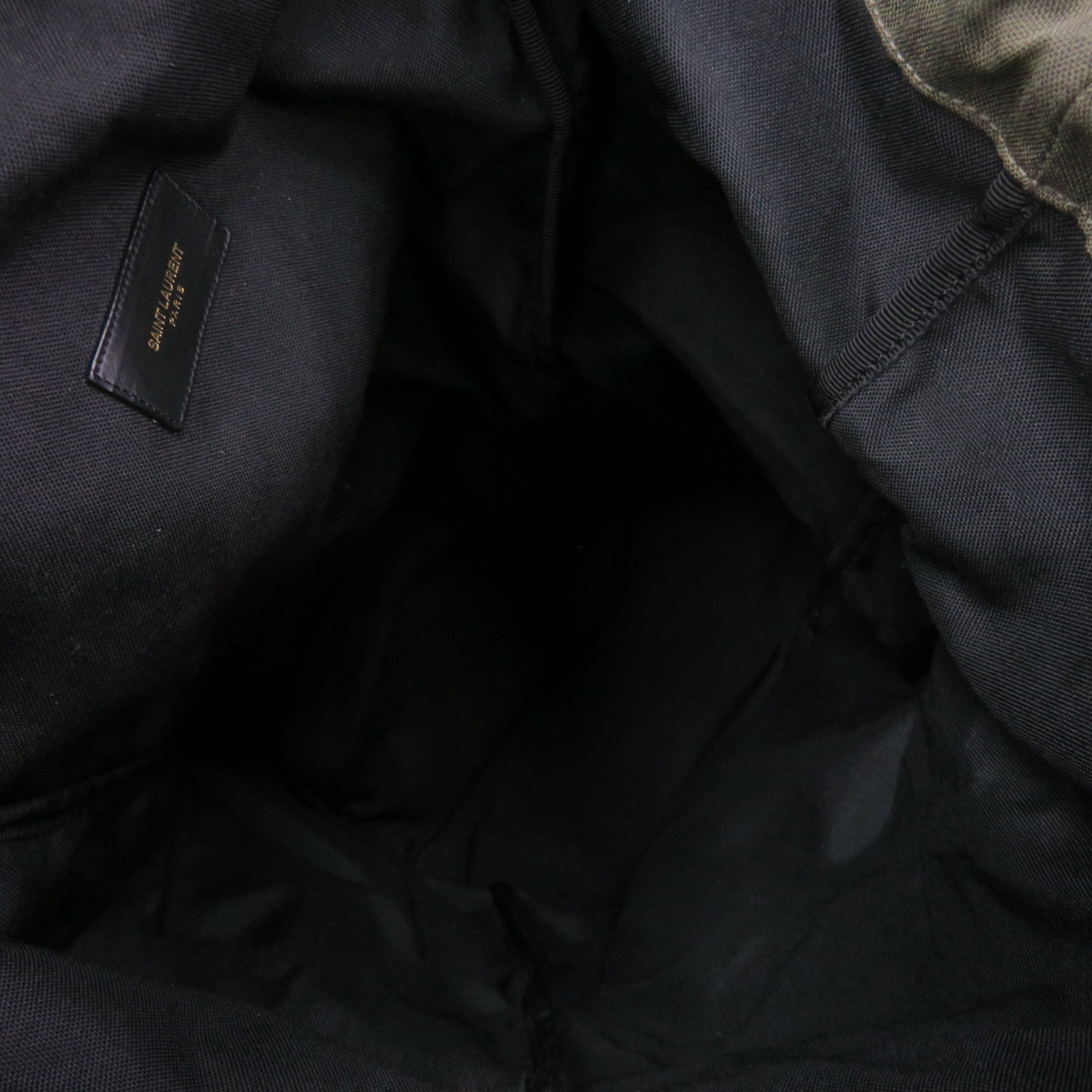 SAINT LAURENT [Sharp Discount] Canvas Hunting Backpack Backpack Green