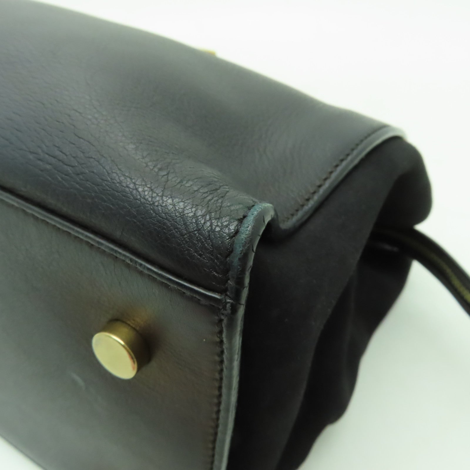SAINT LAURENT 牛皮皮革Classic Y 2 Way Bag金扣手挽肩背兩用袋黑色