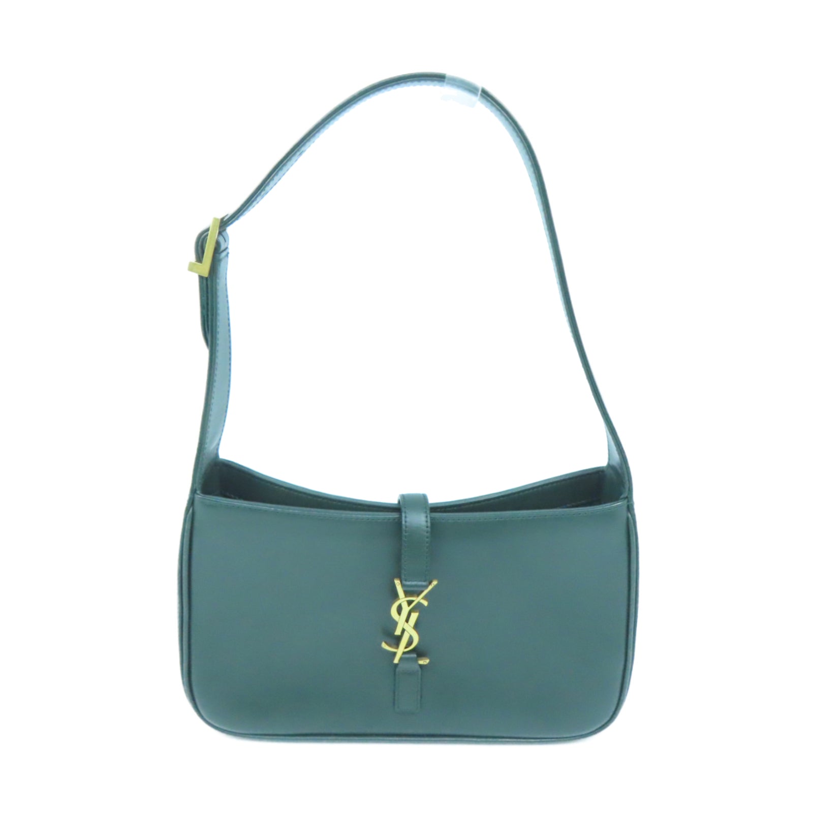 SAINT LAURENT 牛皮皮革Shoulder Bag金扣肩背袋绿色