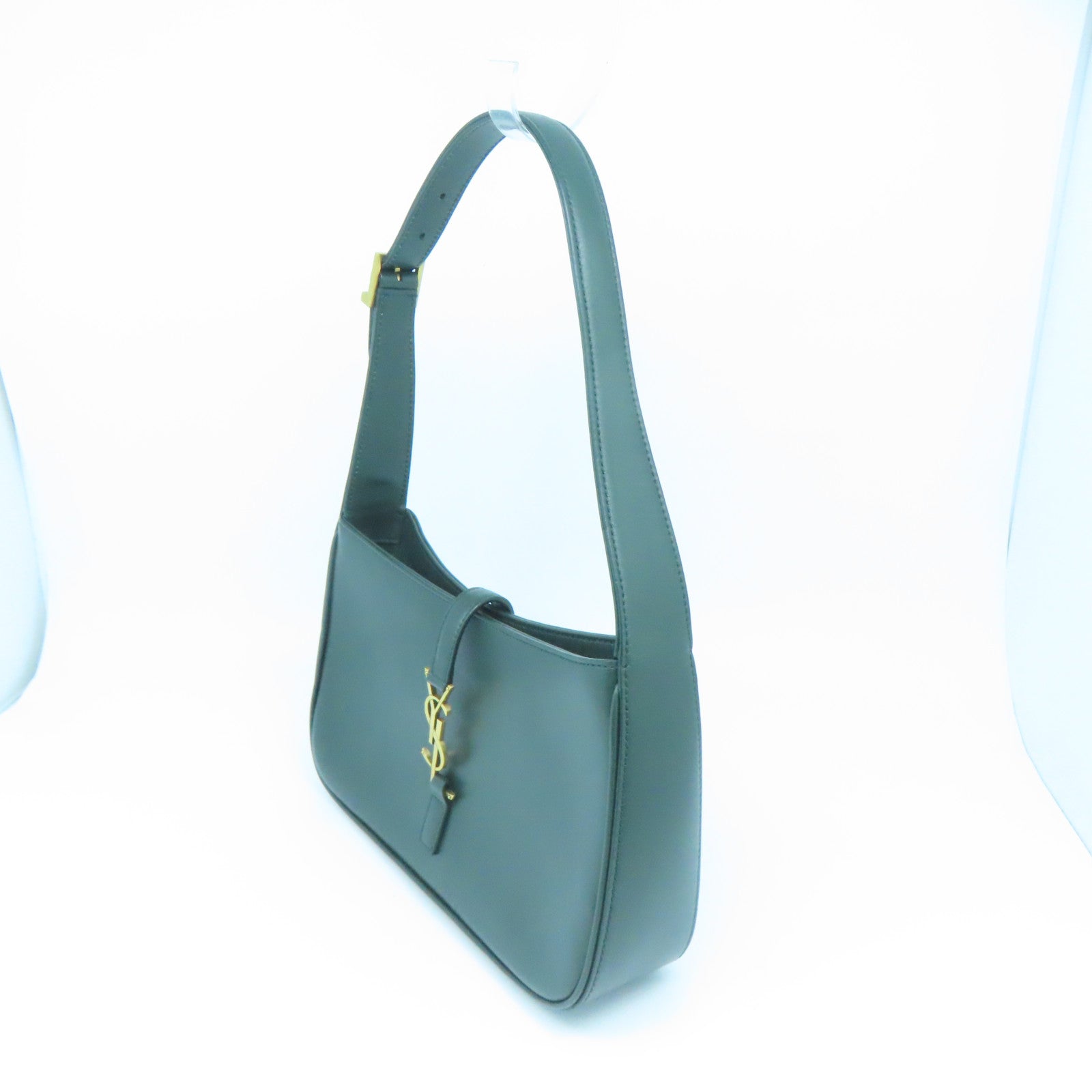 SAINT LAURENT 牛皮皮革Shoulder Bag金扣肩背袋绿色