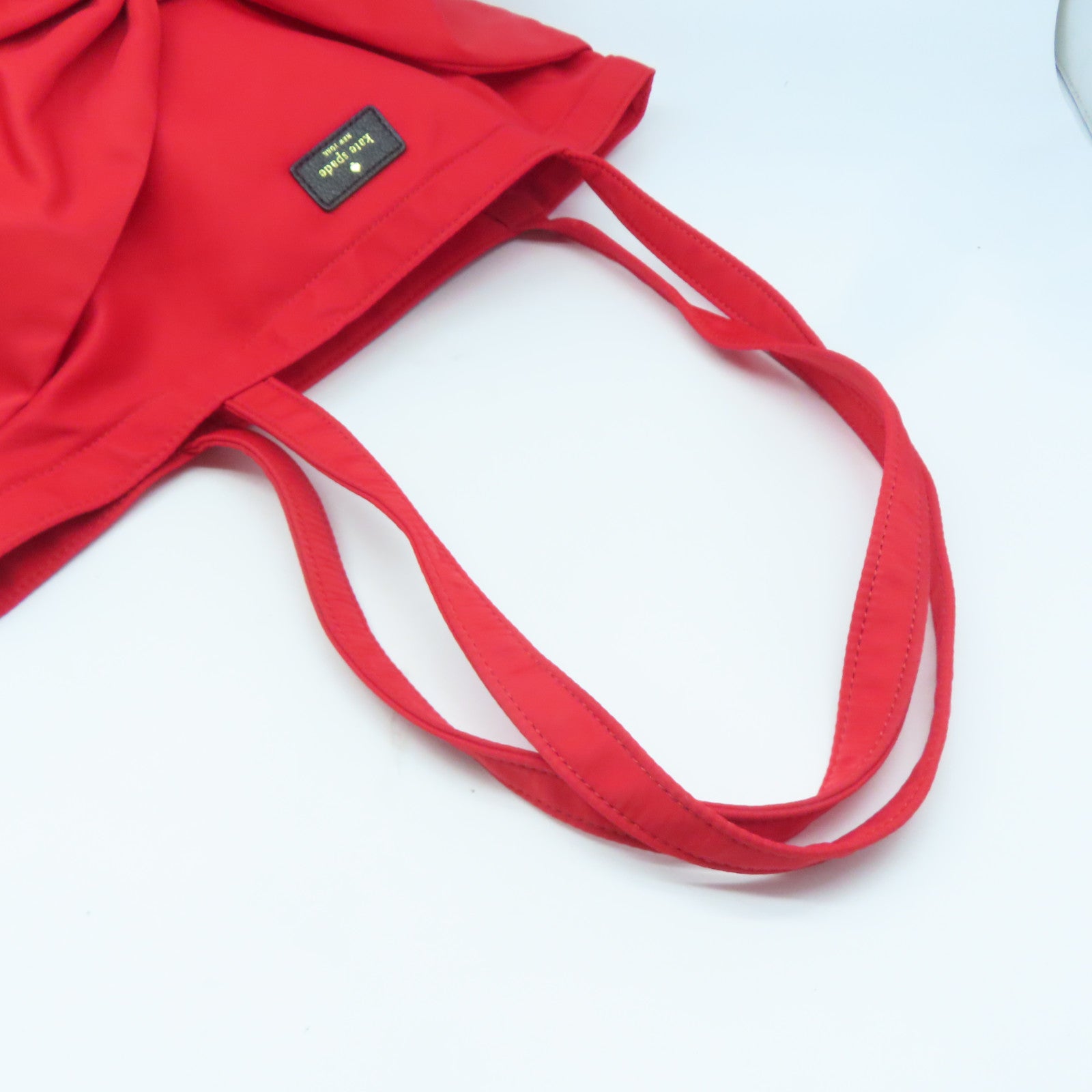 Kate Spade 尼龍Tote Bag肩背袋紅色
