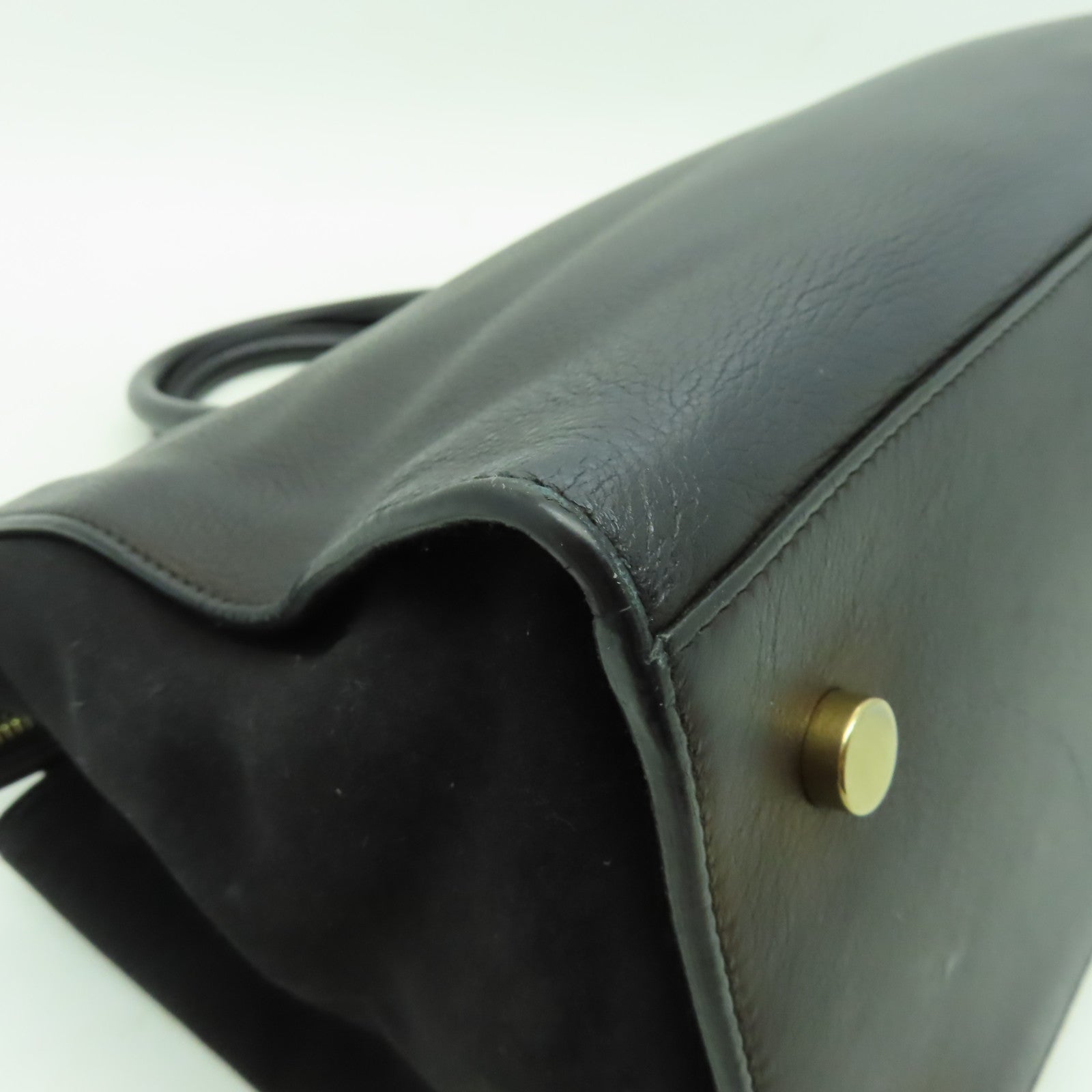 SAINT LAURENT 牛皮皮革Classic Y 2 Way Bag金扣手挽肩背兩用袋黑色