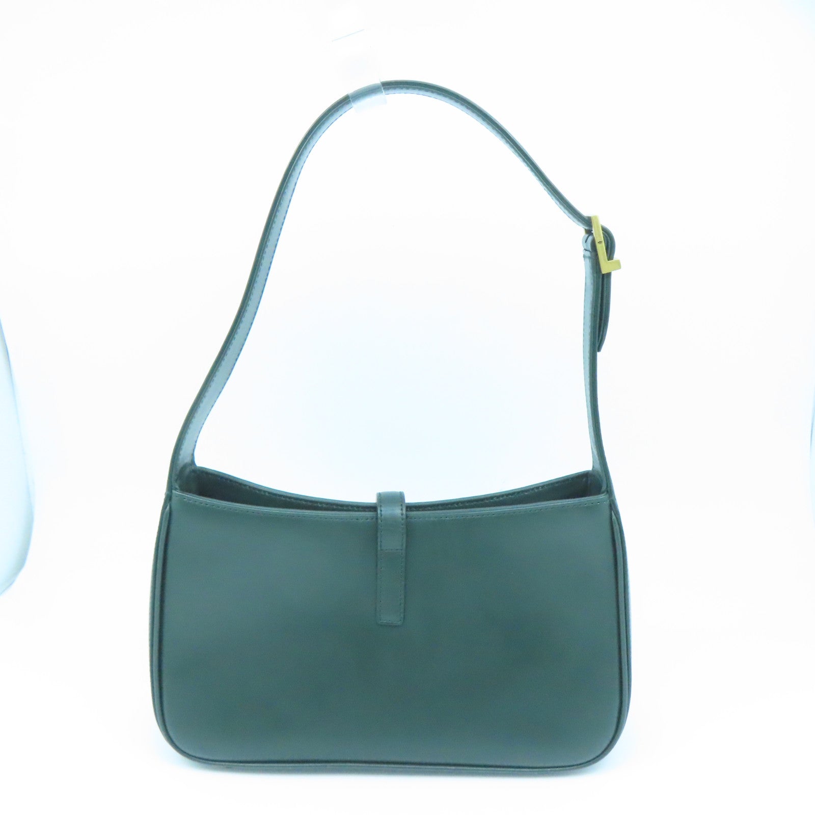 SAINT LAURENT 牛皮皮革Shoulder Bag金扣肩背袋绿色