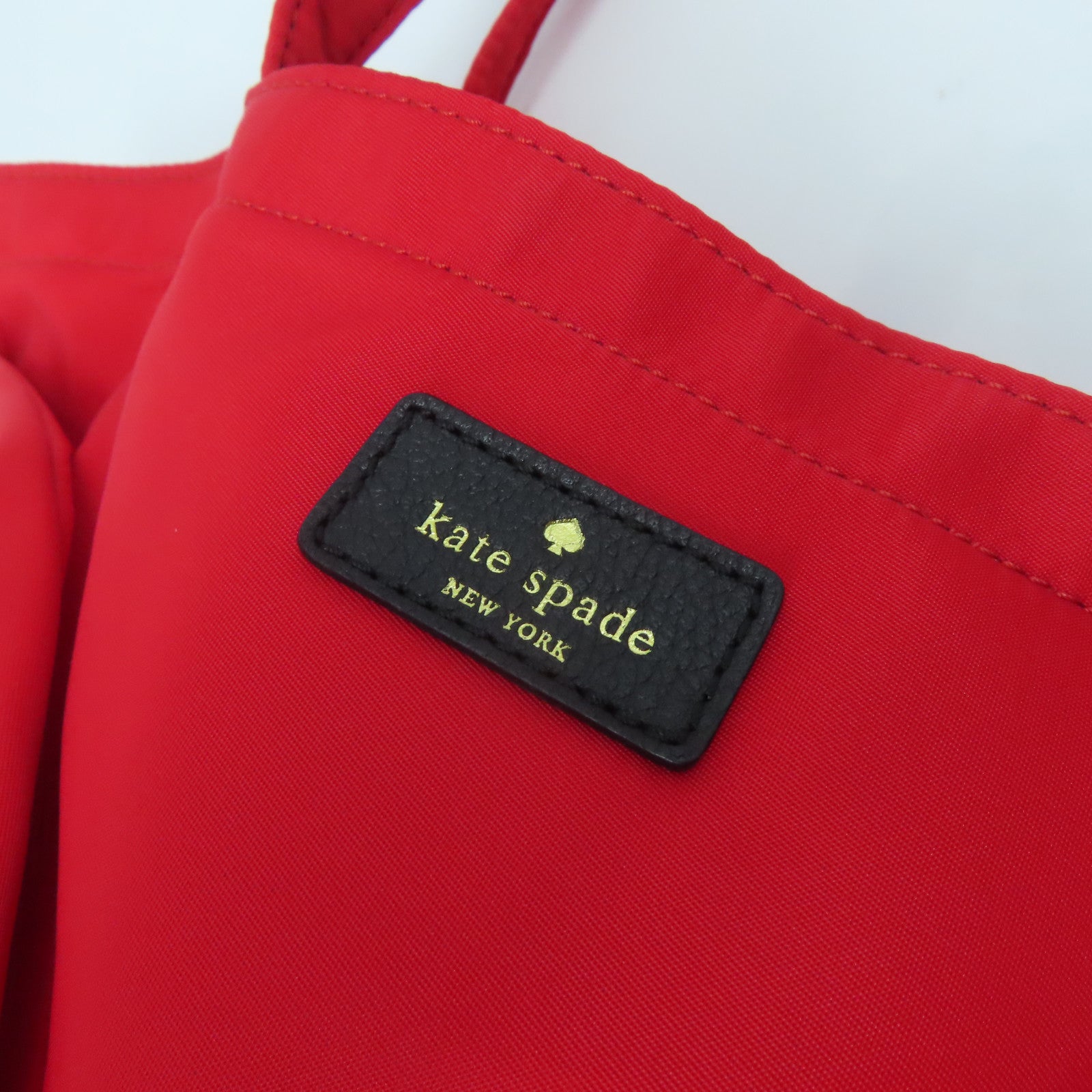 Kate Spade 尼龍Tote Bag肩背袋紅色