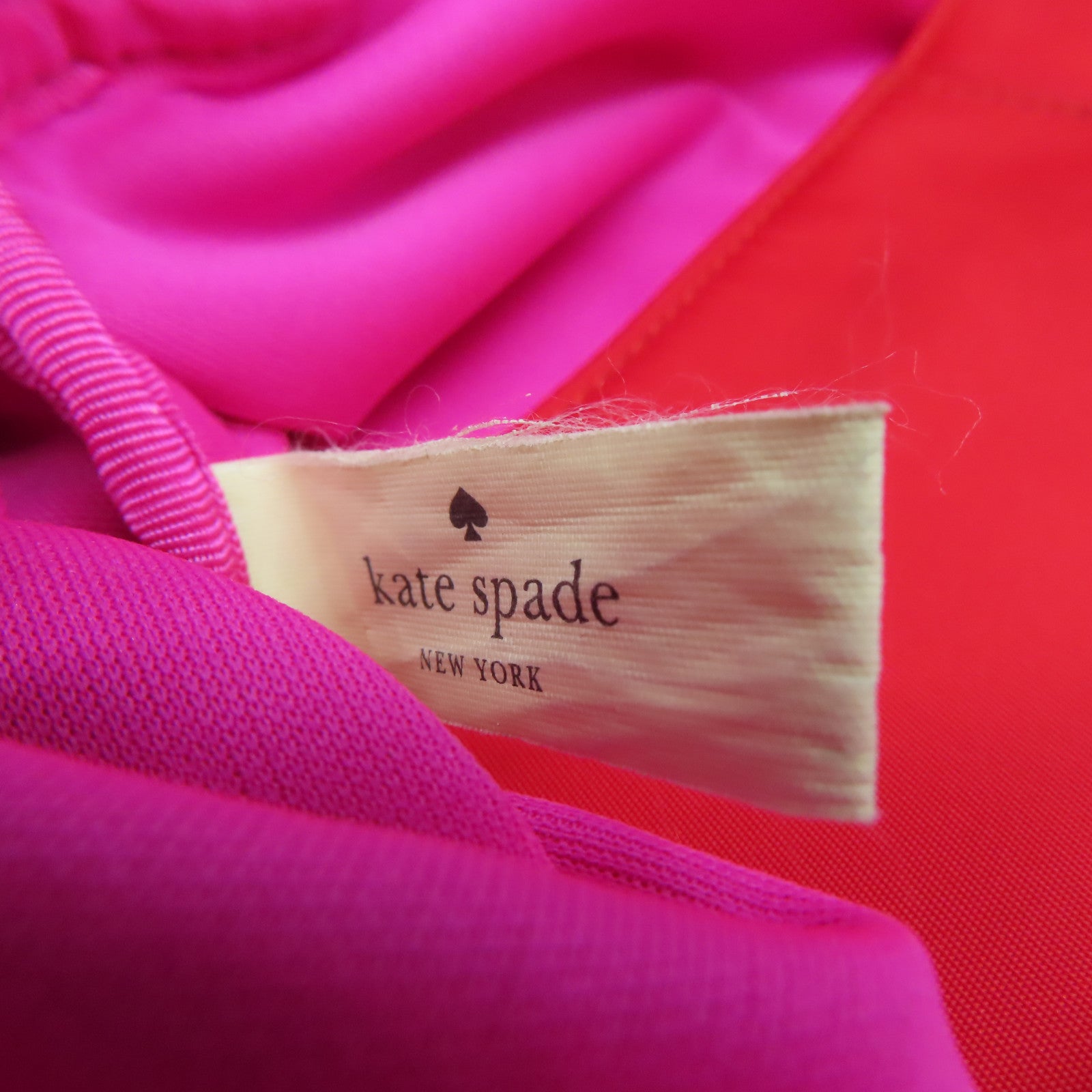 Kate Spade 尼龍Tote Bag肩背袋紅色