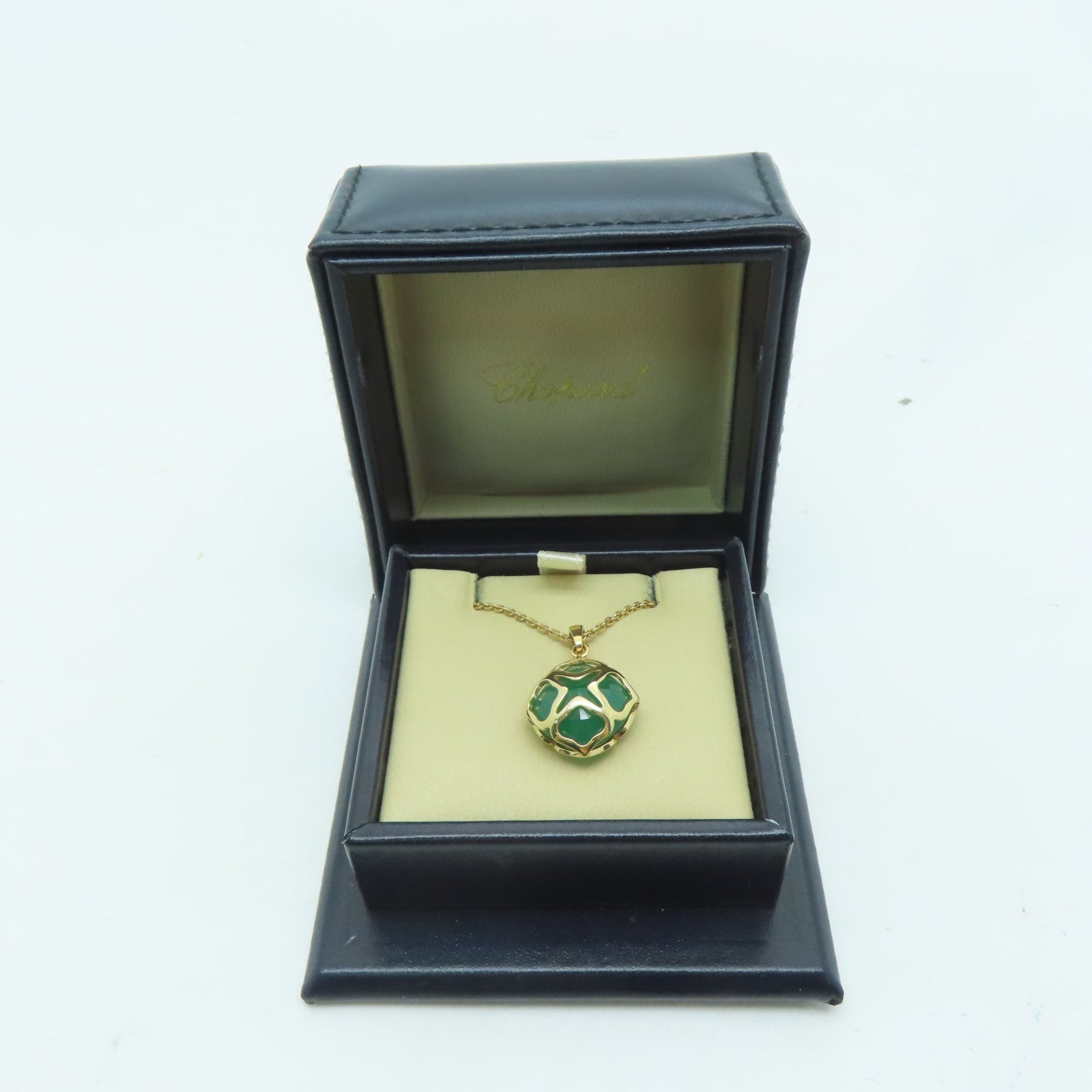 Chopard 18K黃金Necklace項鍊金色/綠色