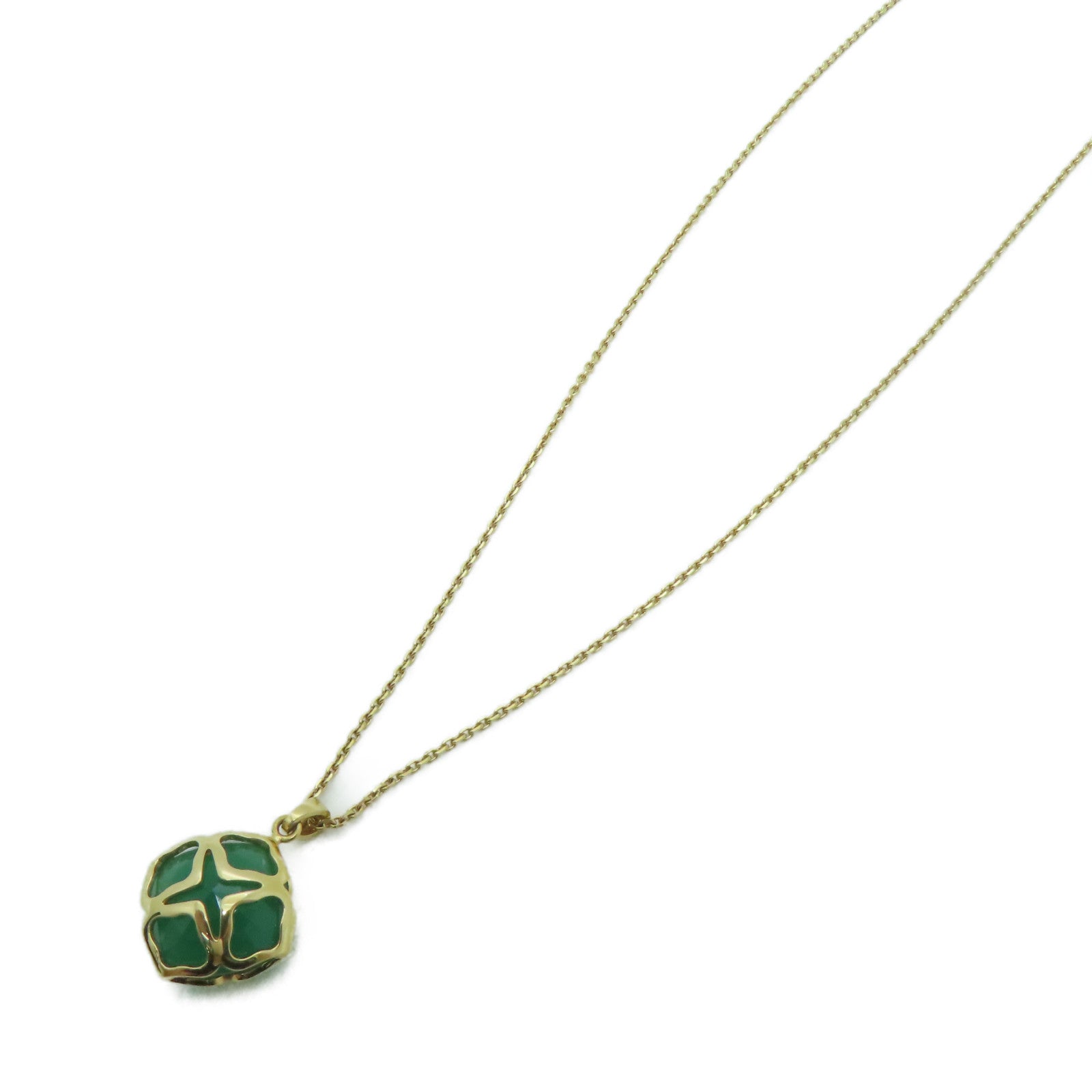 Chopard 18K黃金Necklace項鍊金色/綠色