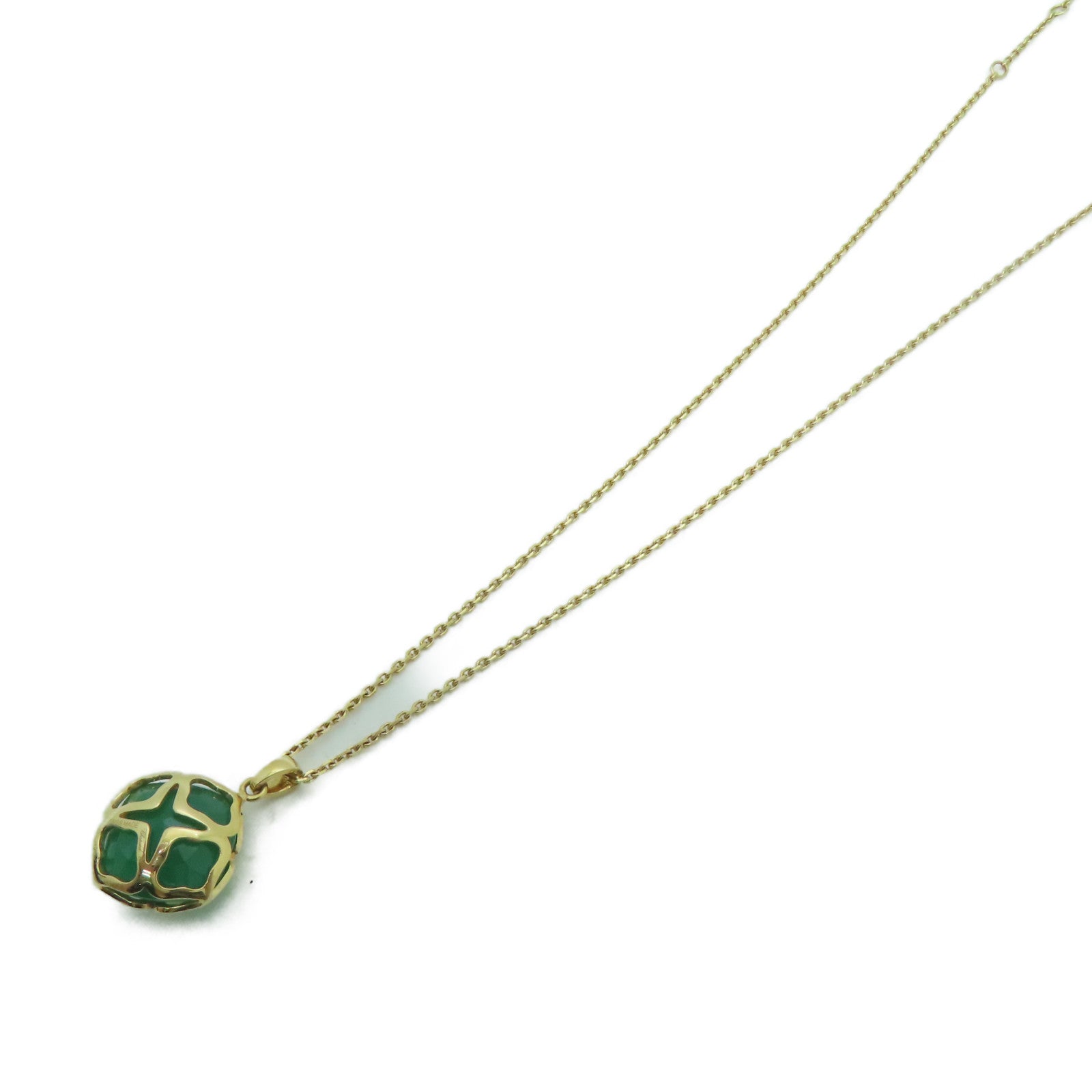 Chopard 18K黃金Necklace項鍊金色/綠色