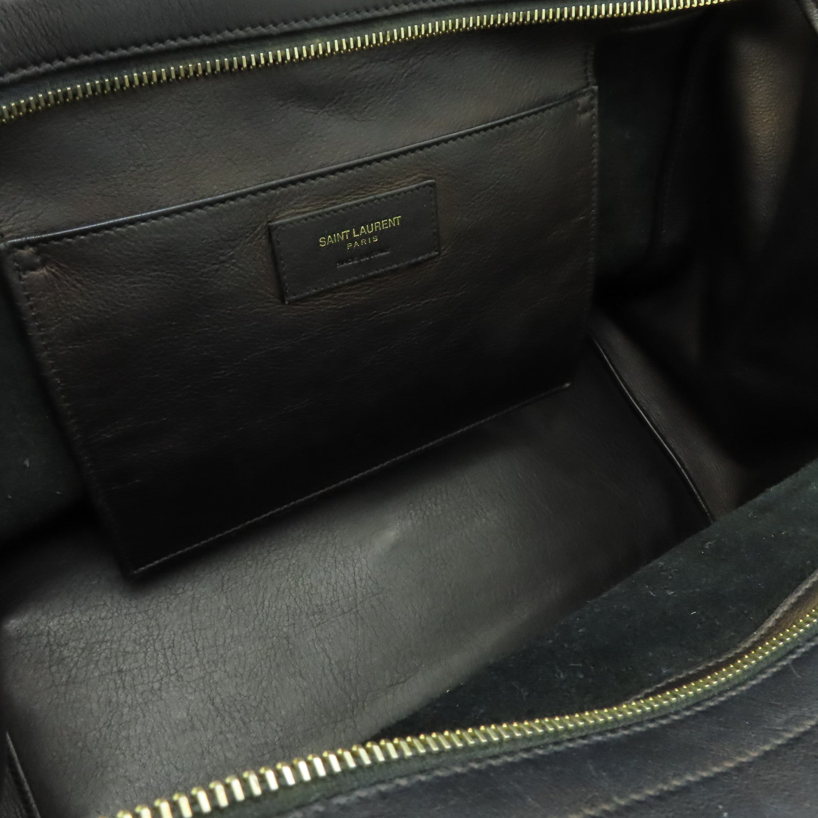SAINT LAURENT 牛皮皮革Classic Y 2 Way Bag金扣手挽肩背兩用袋黑色