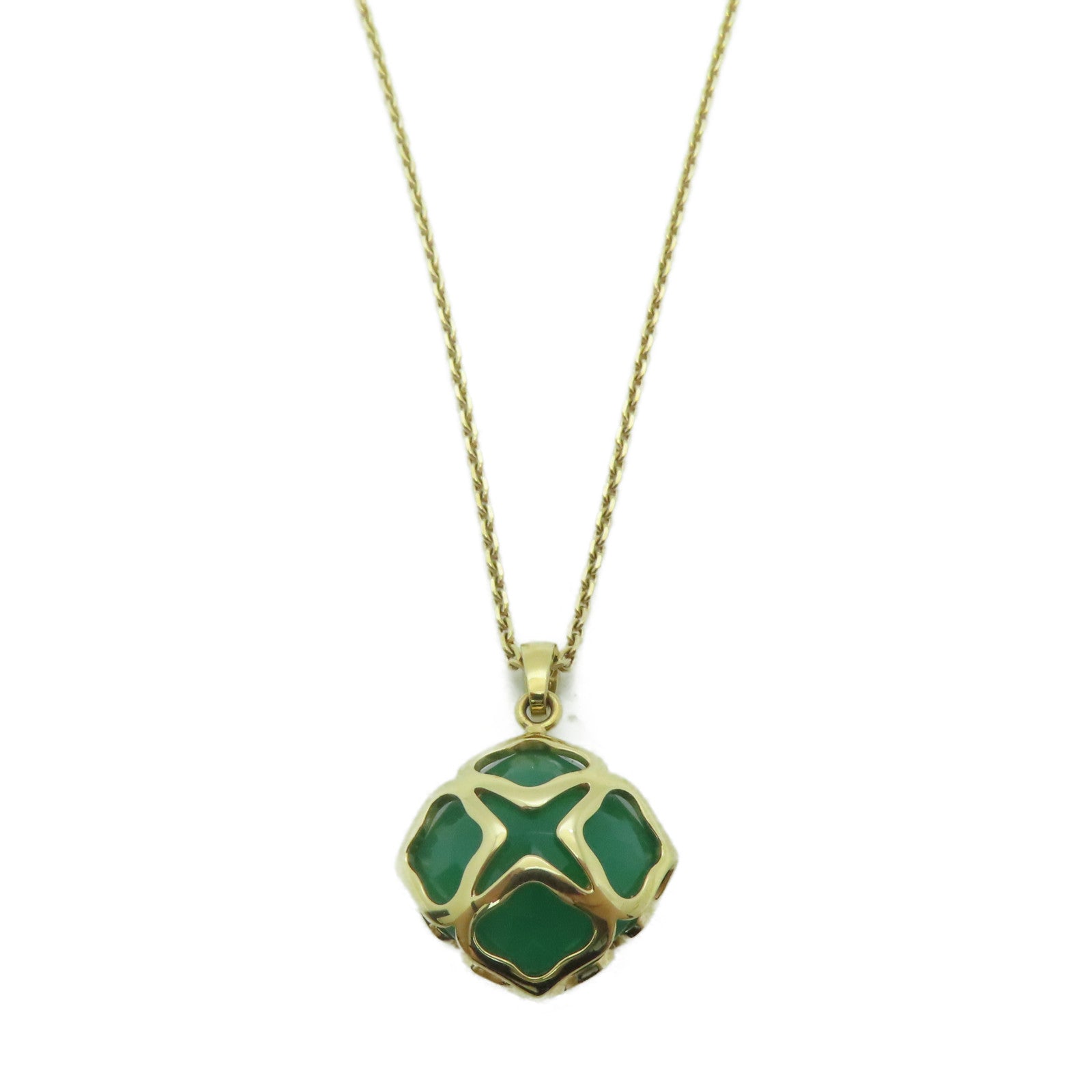 Chopard 18K黃金Necklace項鍊金色/綠色