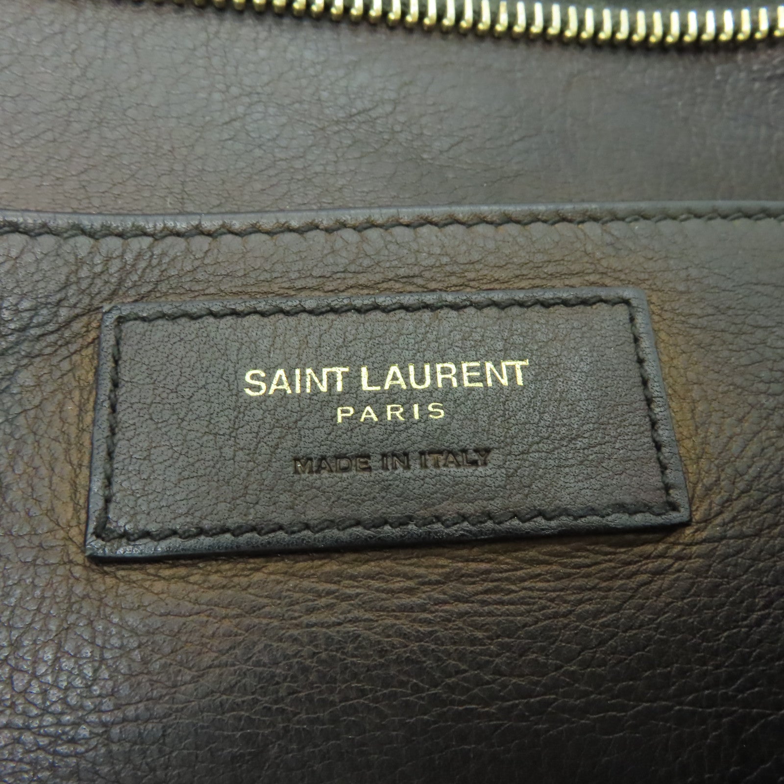 SAINT LAURENT 牛皮皮革Classic Y 2 Way Bag金扣手挽肩背兩用袋黑色
