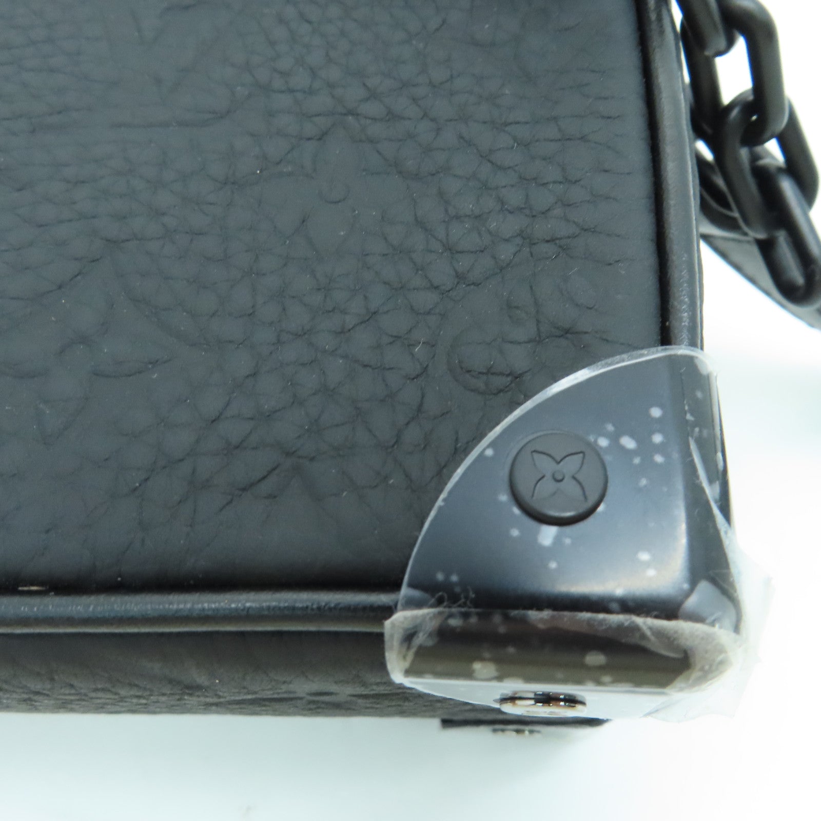 LOUIS VUITTON Monogram Mini Soft Trunk One Shoulder肩背袋黑色